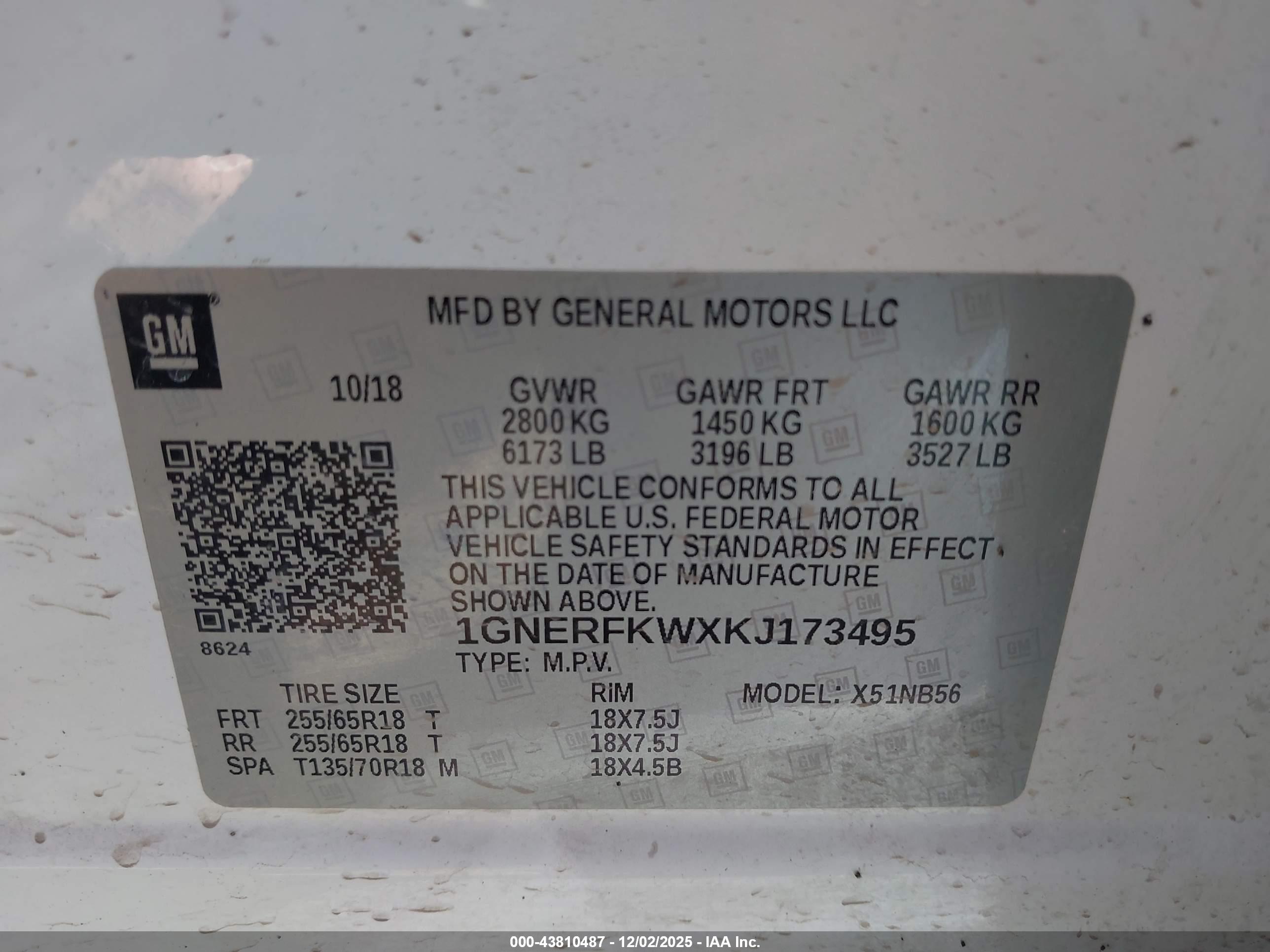 CHEVROLET TRAVERSE image 9
