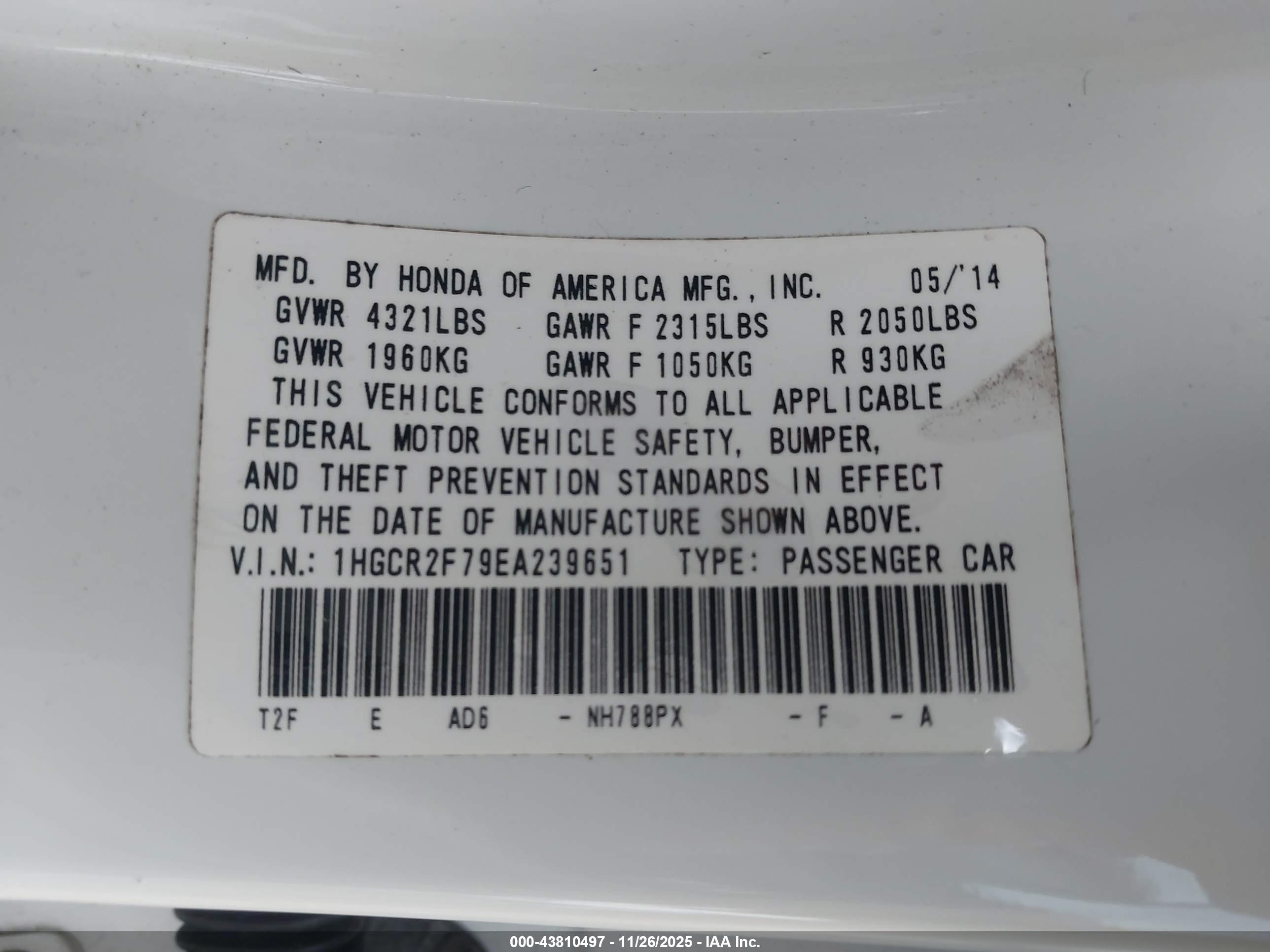HONDA ACCORD image 9
