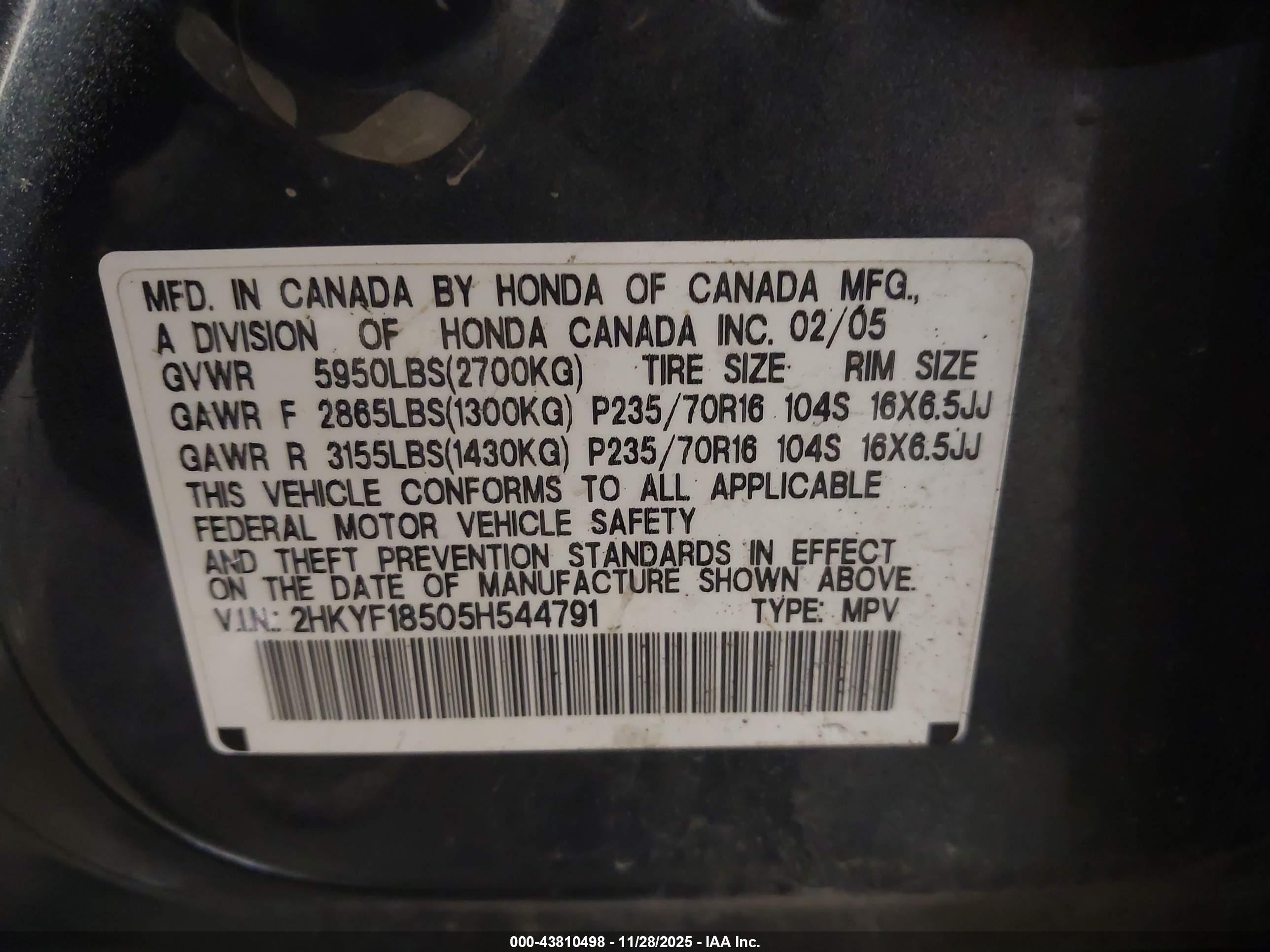 HONDA PILOT image 9