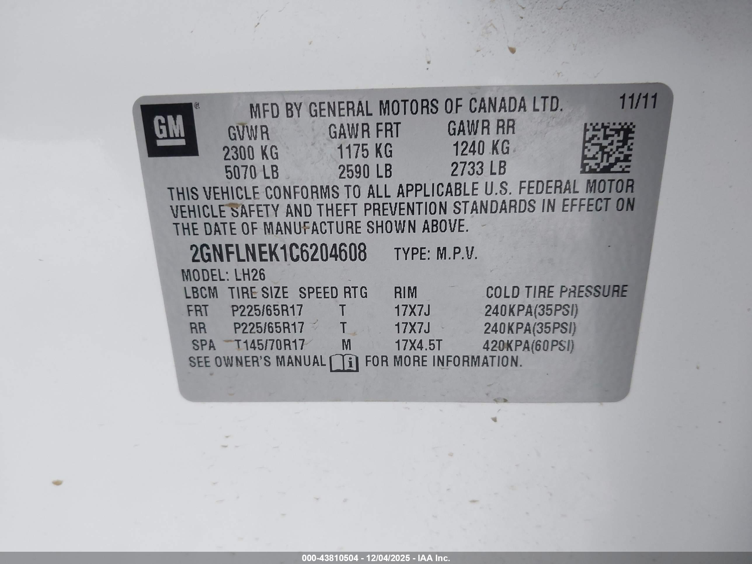 CHEVROLET EQUINOX image 9