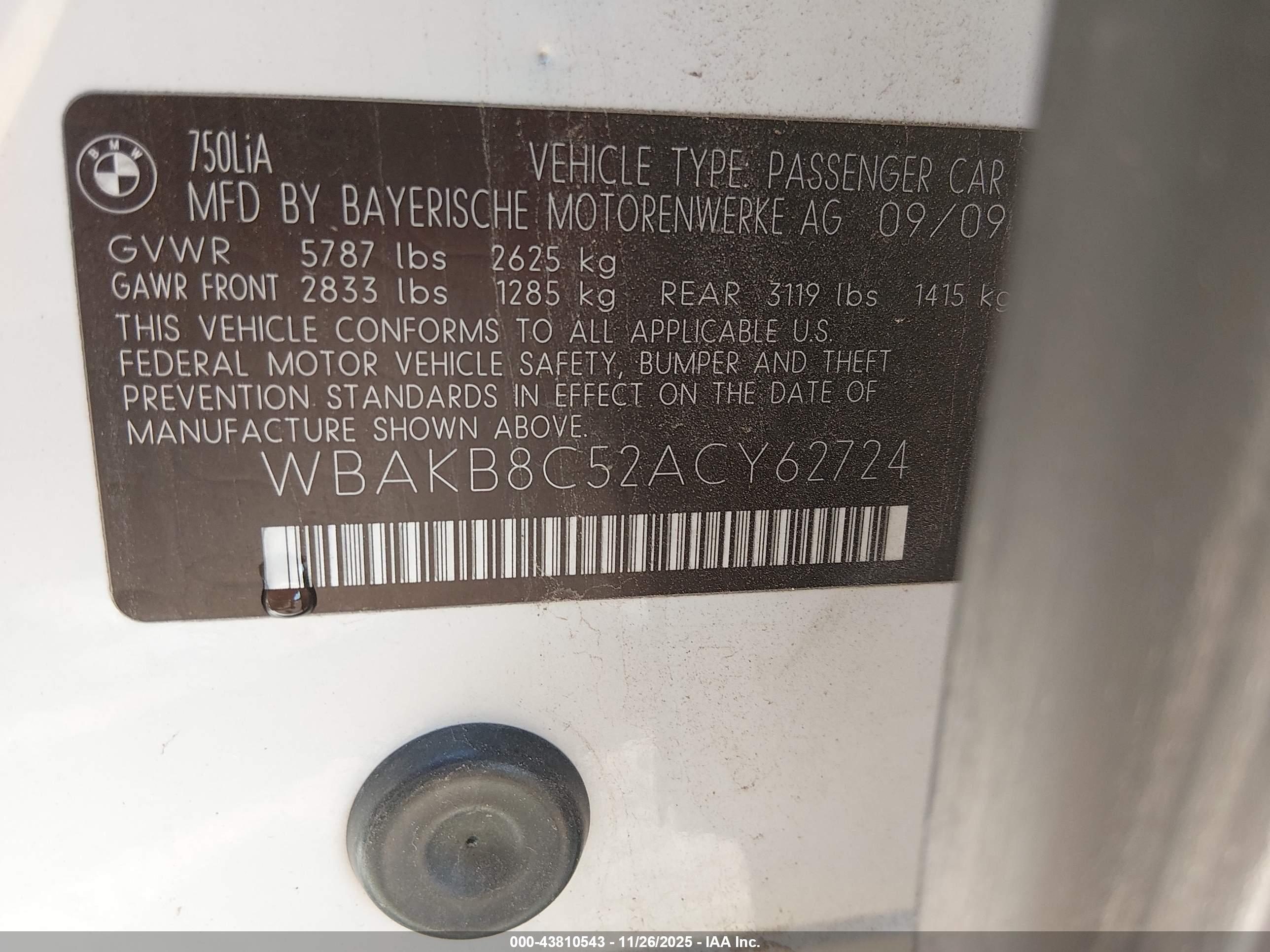 BMW 750LI image 9