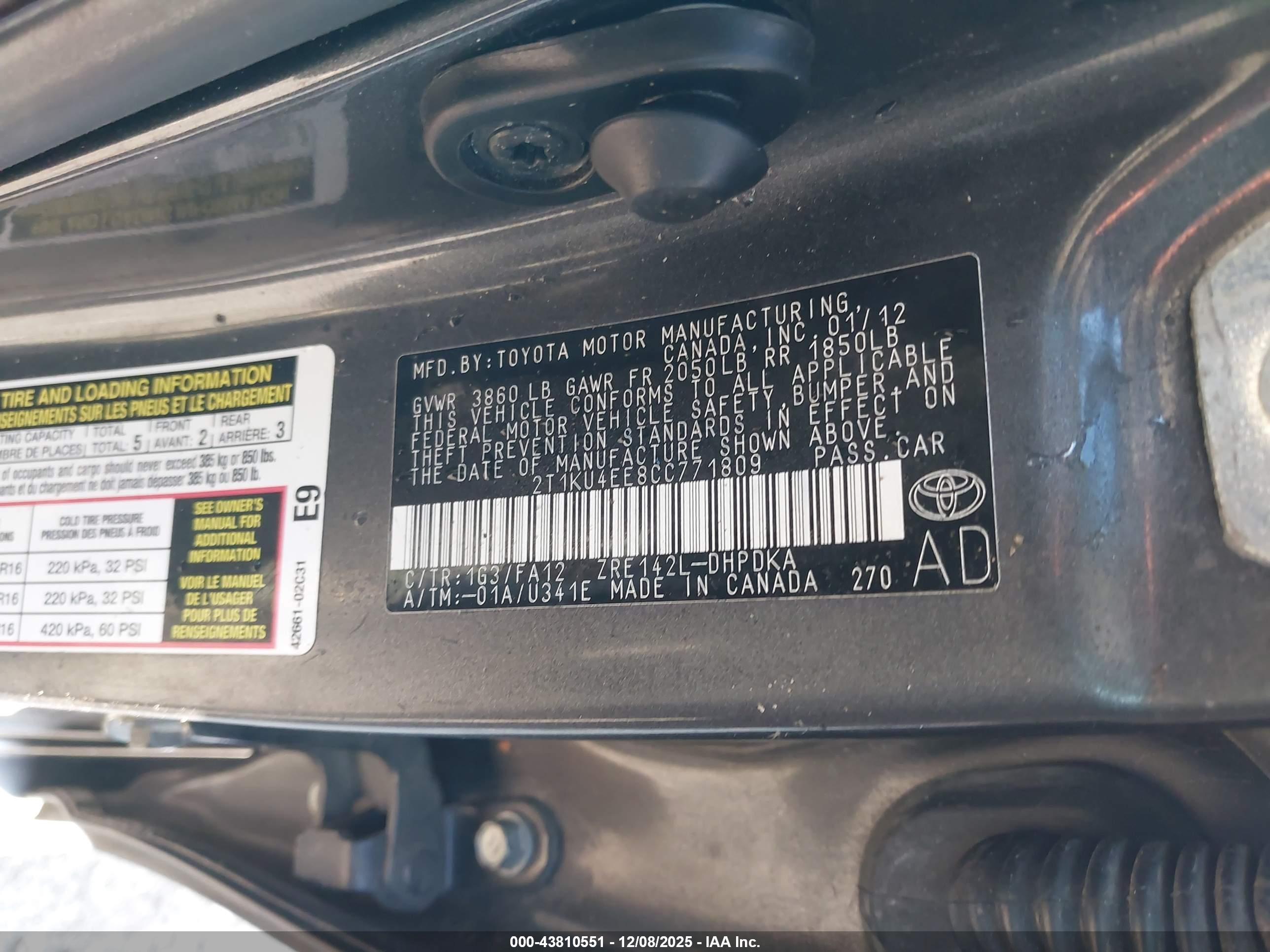 TOYOTA MATRIX image 9
