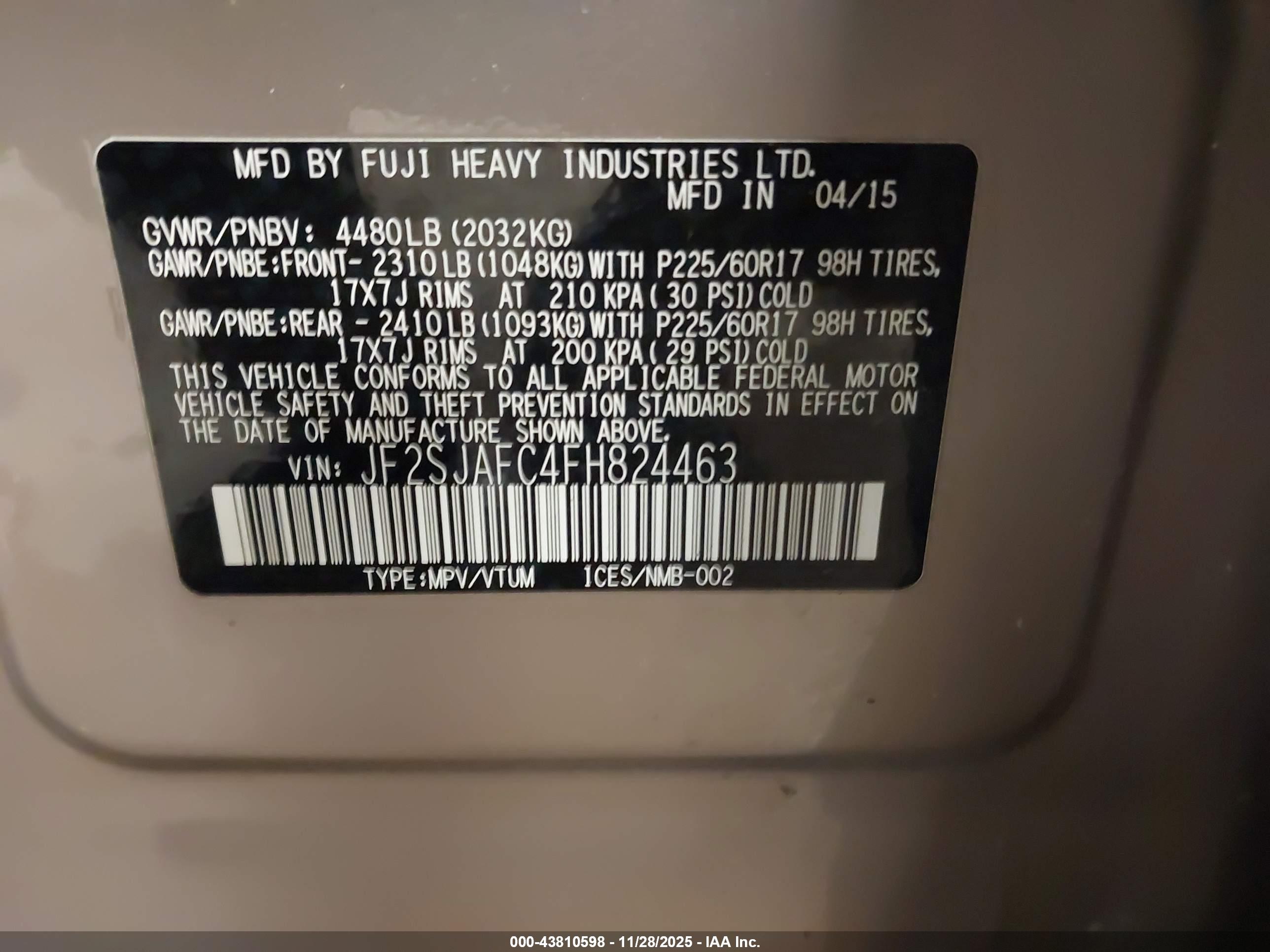 SUBARU FORESTER image 9