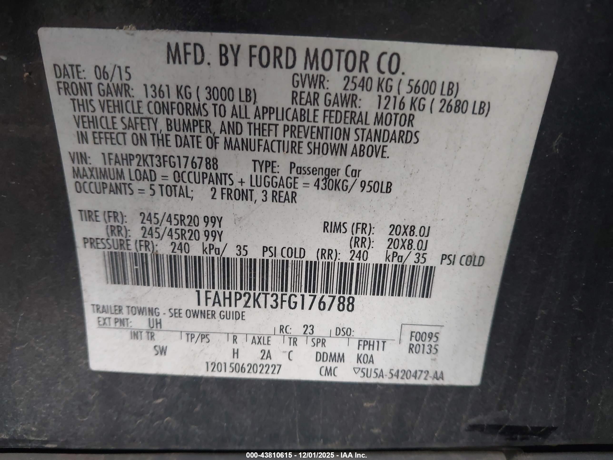FORD TAURUS image 9