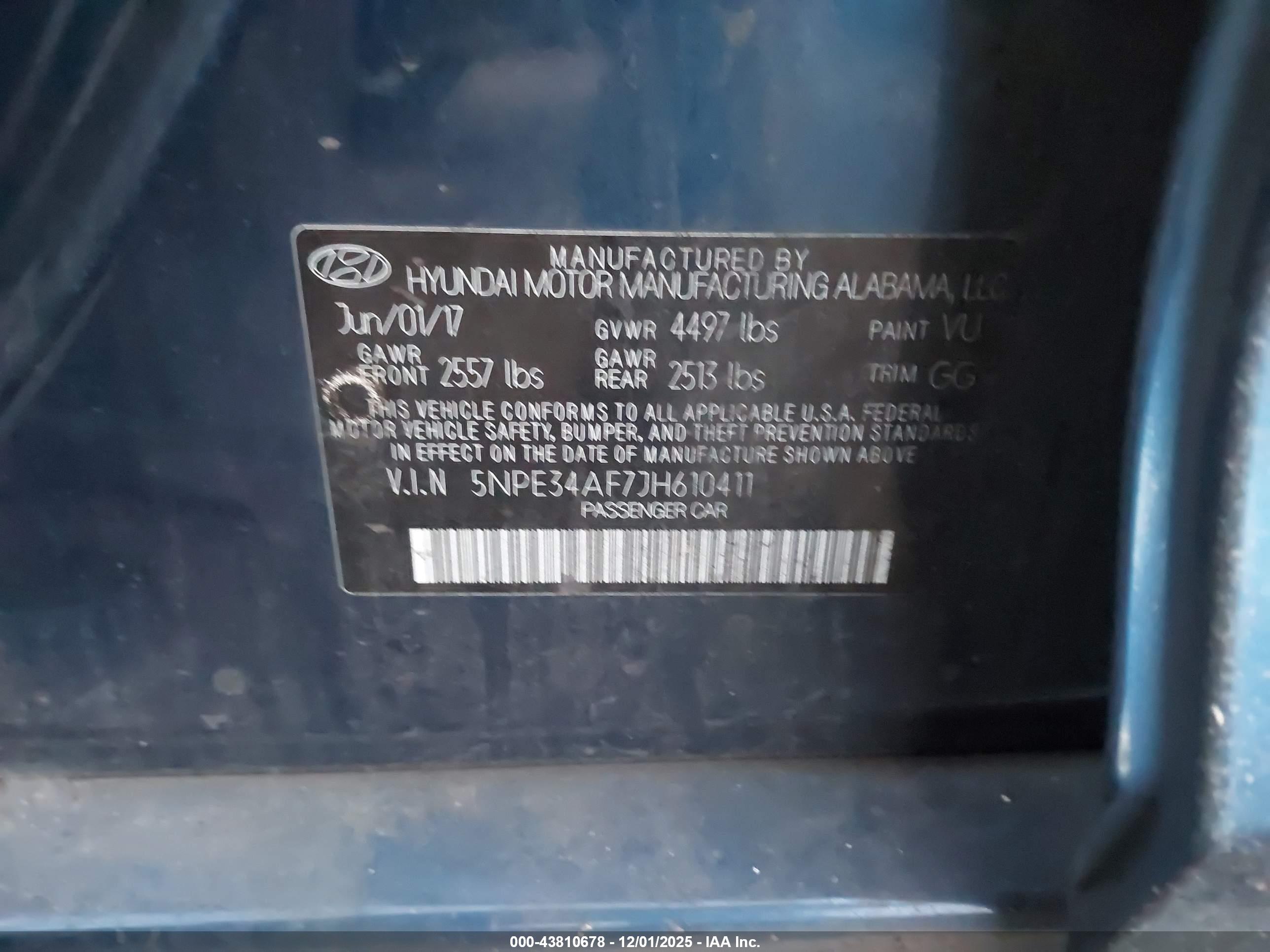 HYUNDAI SONATA image 9