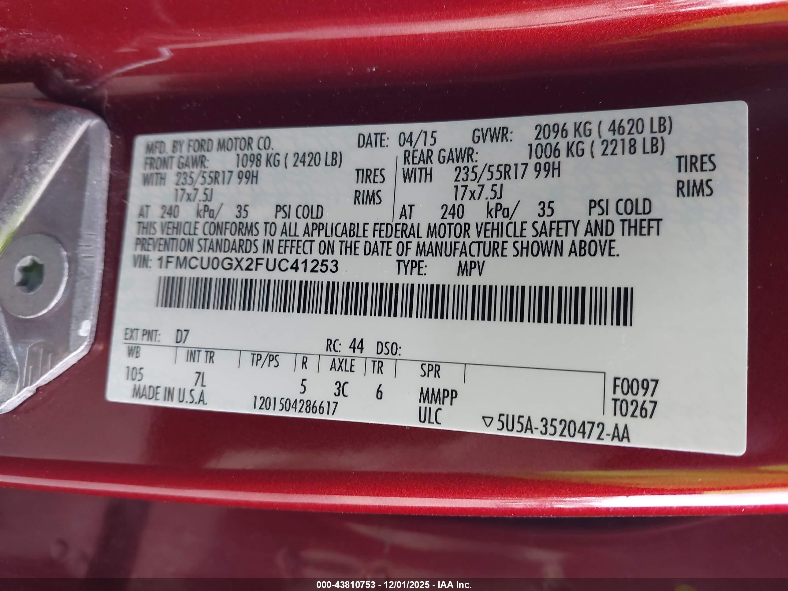 FORD ESCAPE image 9