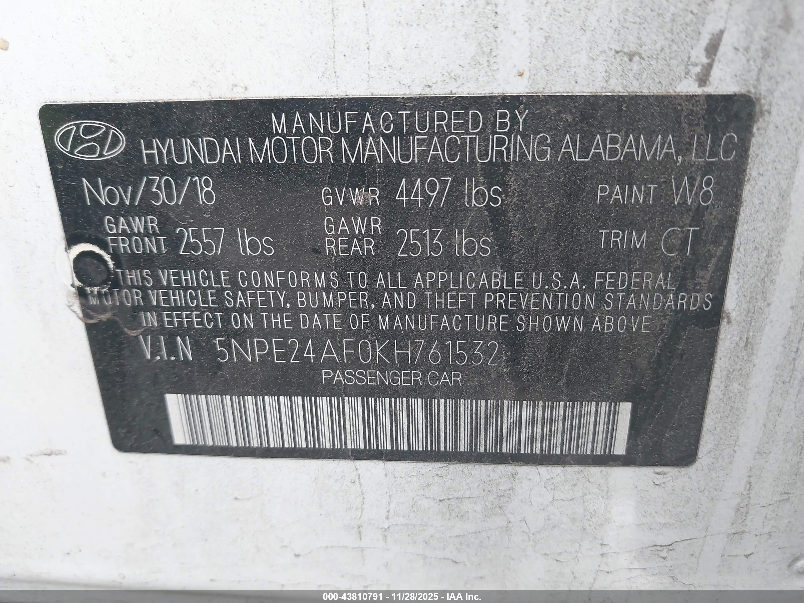 HYUNDAI SONATA image 9