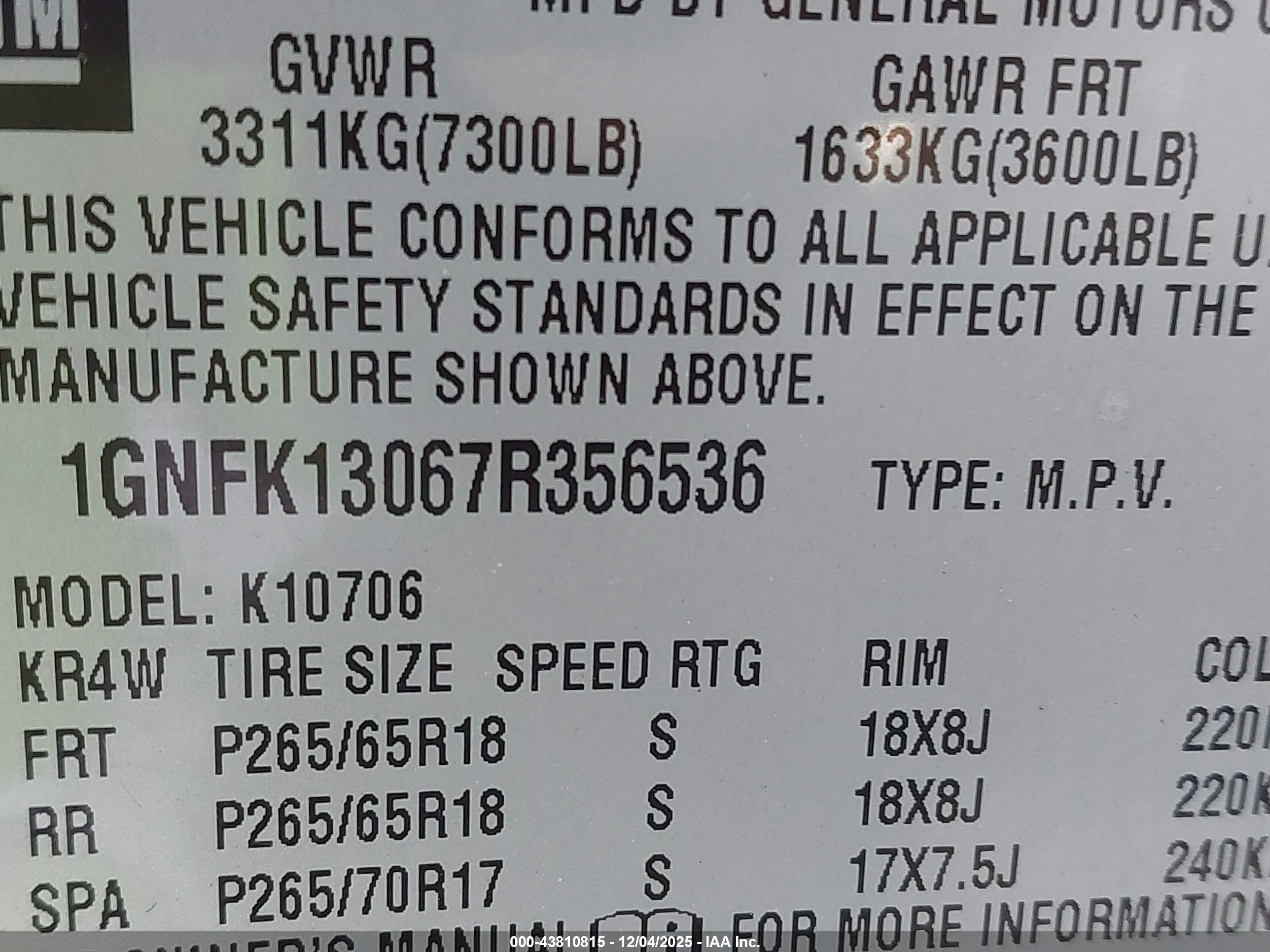 CHEVROLET TAHOE image 9