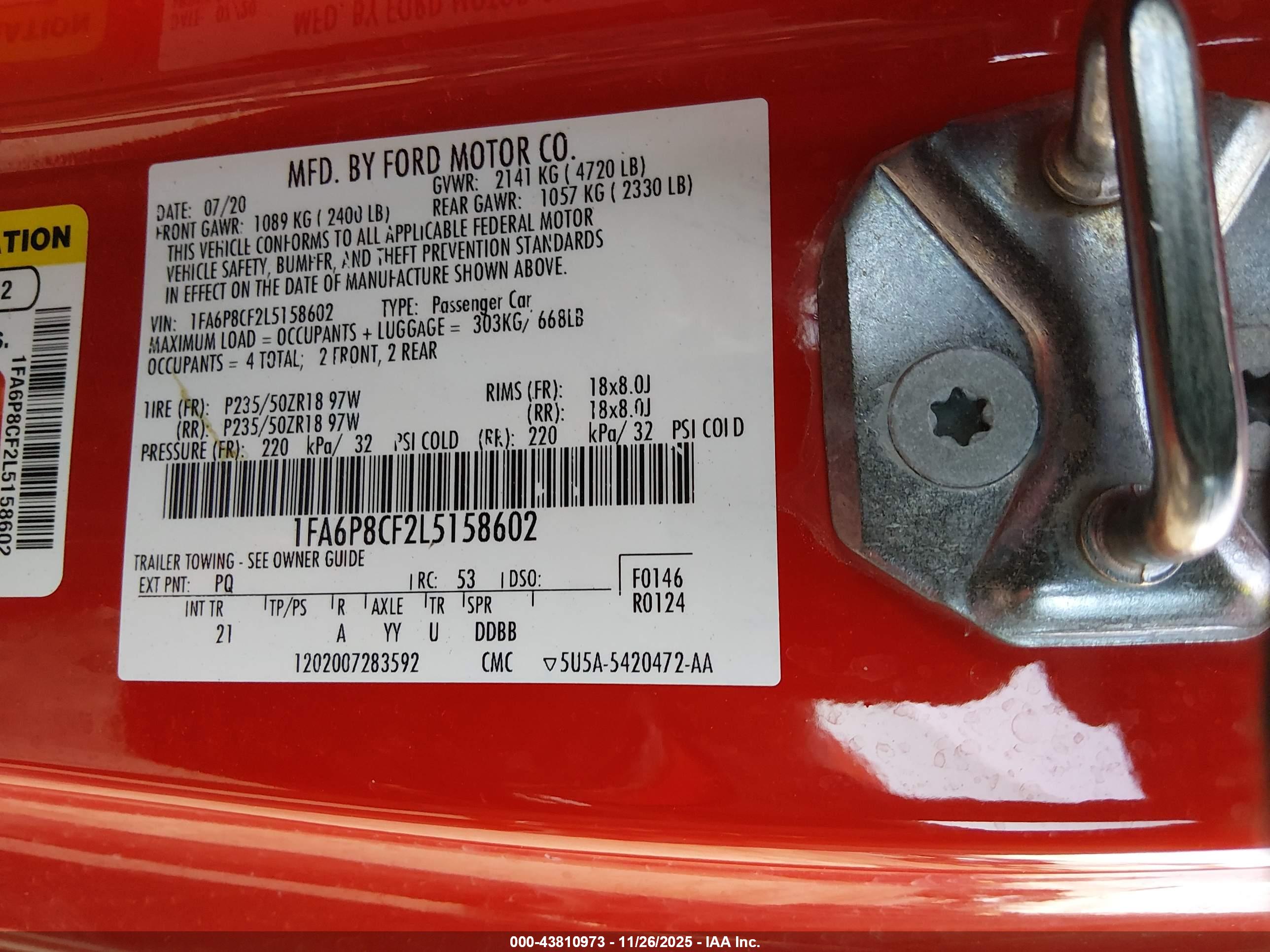FORD MUSTANG image 9