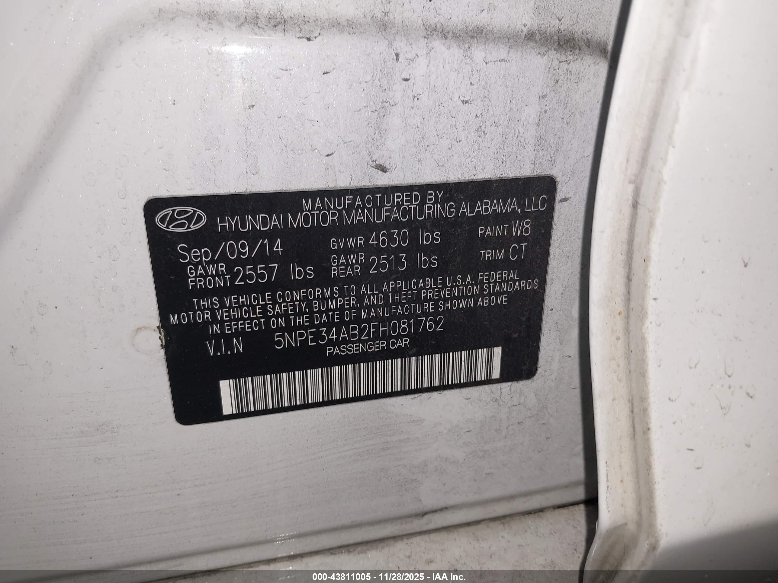 HYUNDAI SONATA image 9