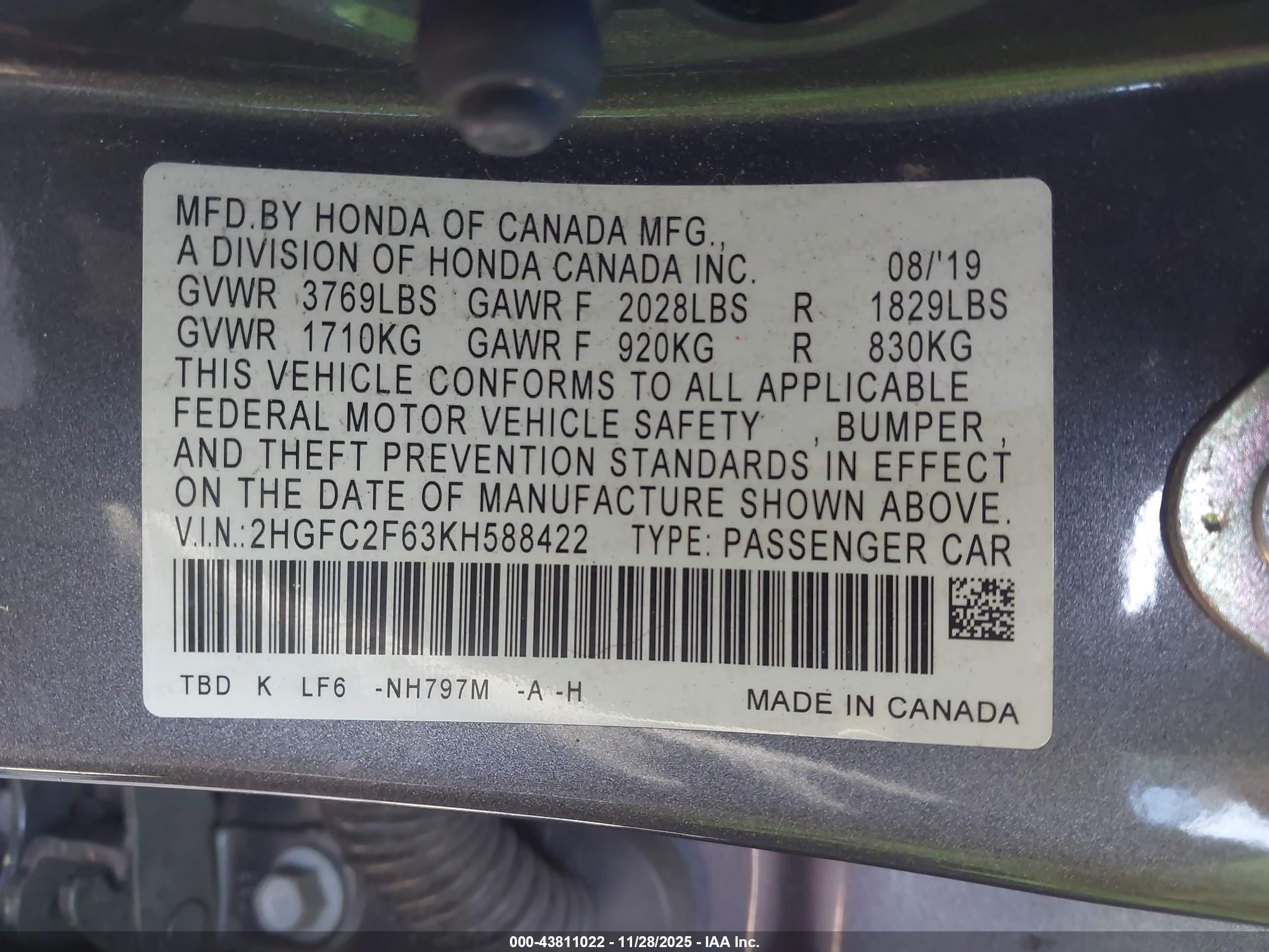 HONDA CIVIC image 9