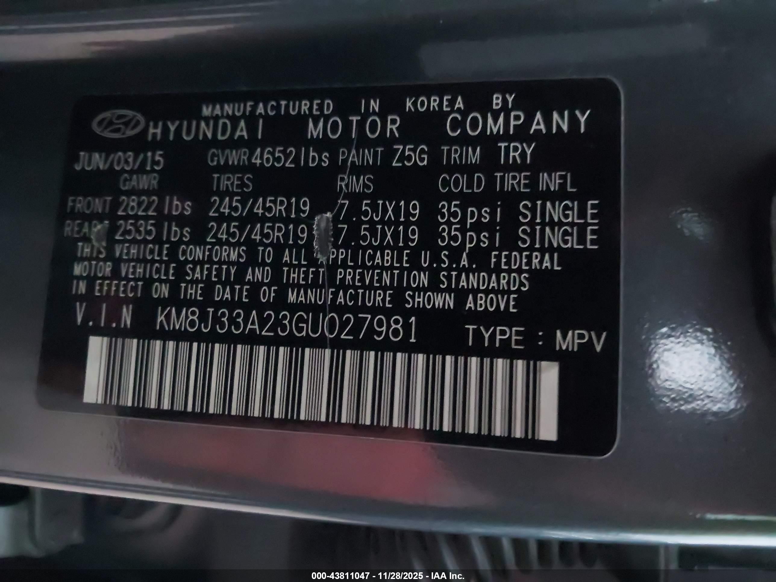 HYUNDAI TUCSON image 9
