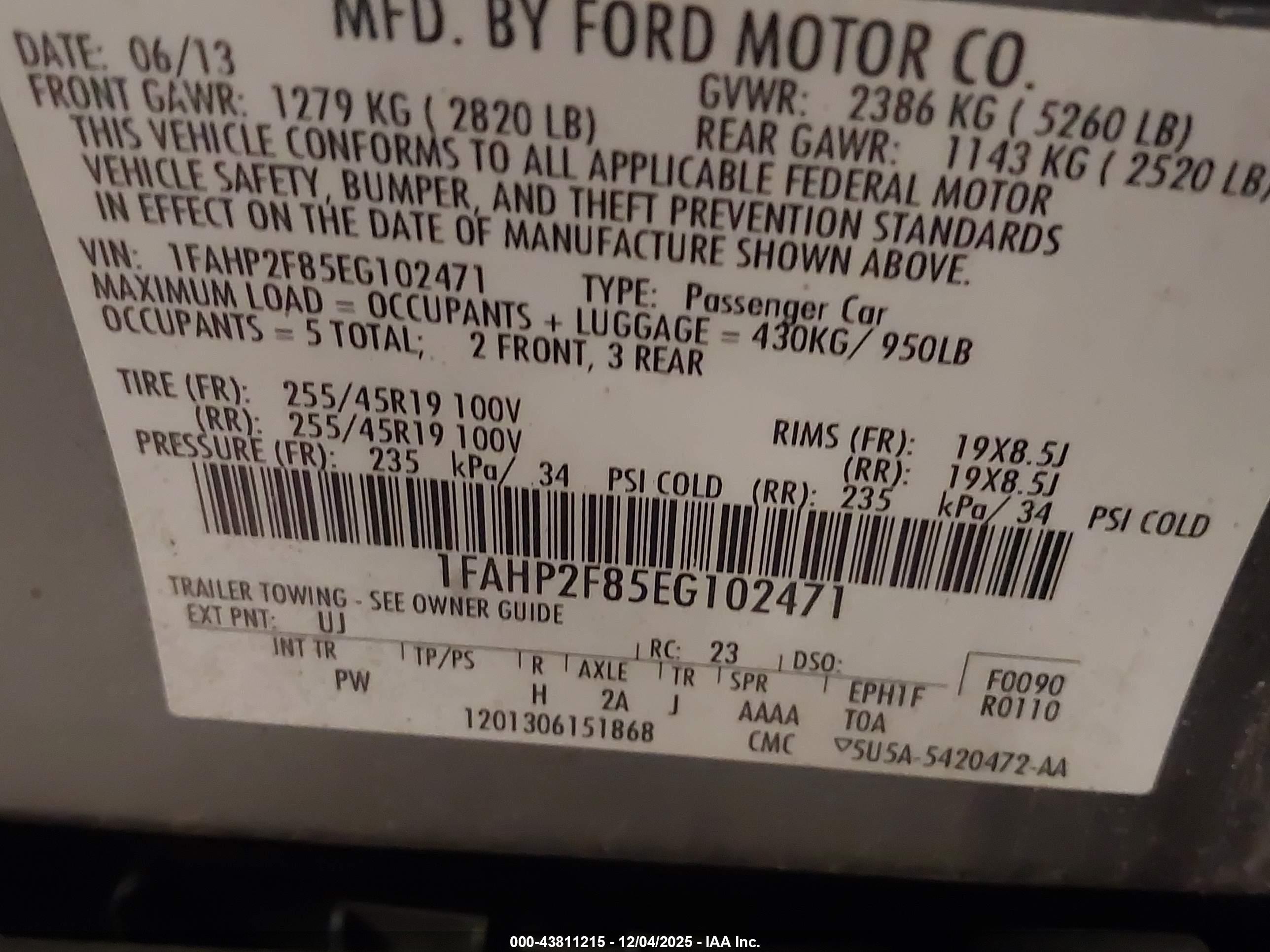 FORD TAURUS image 9
