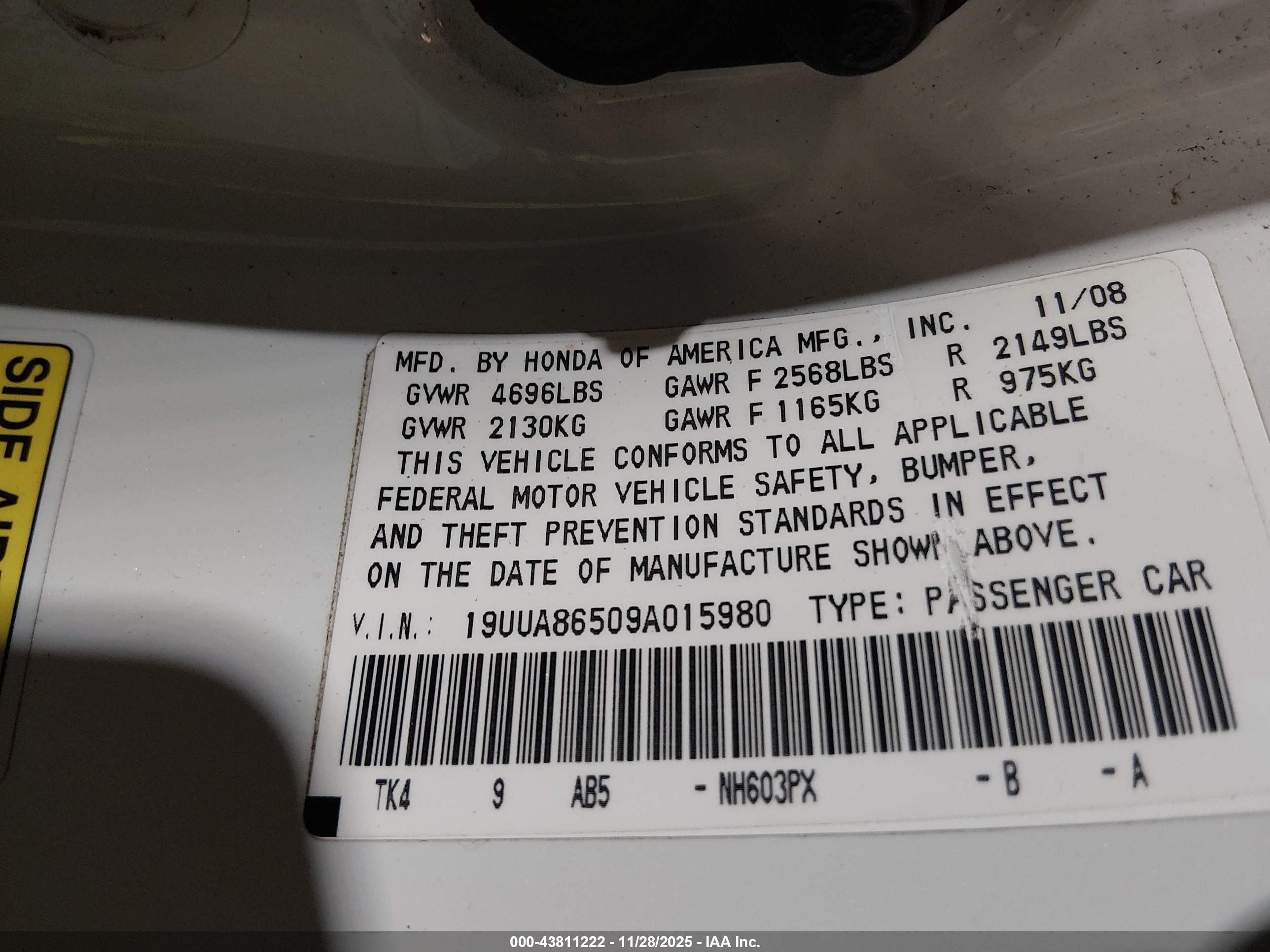 ACURA TL image 9