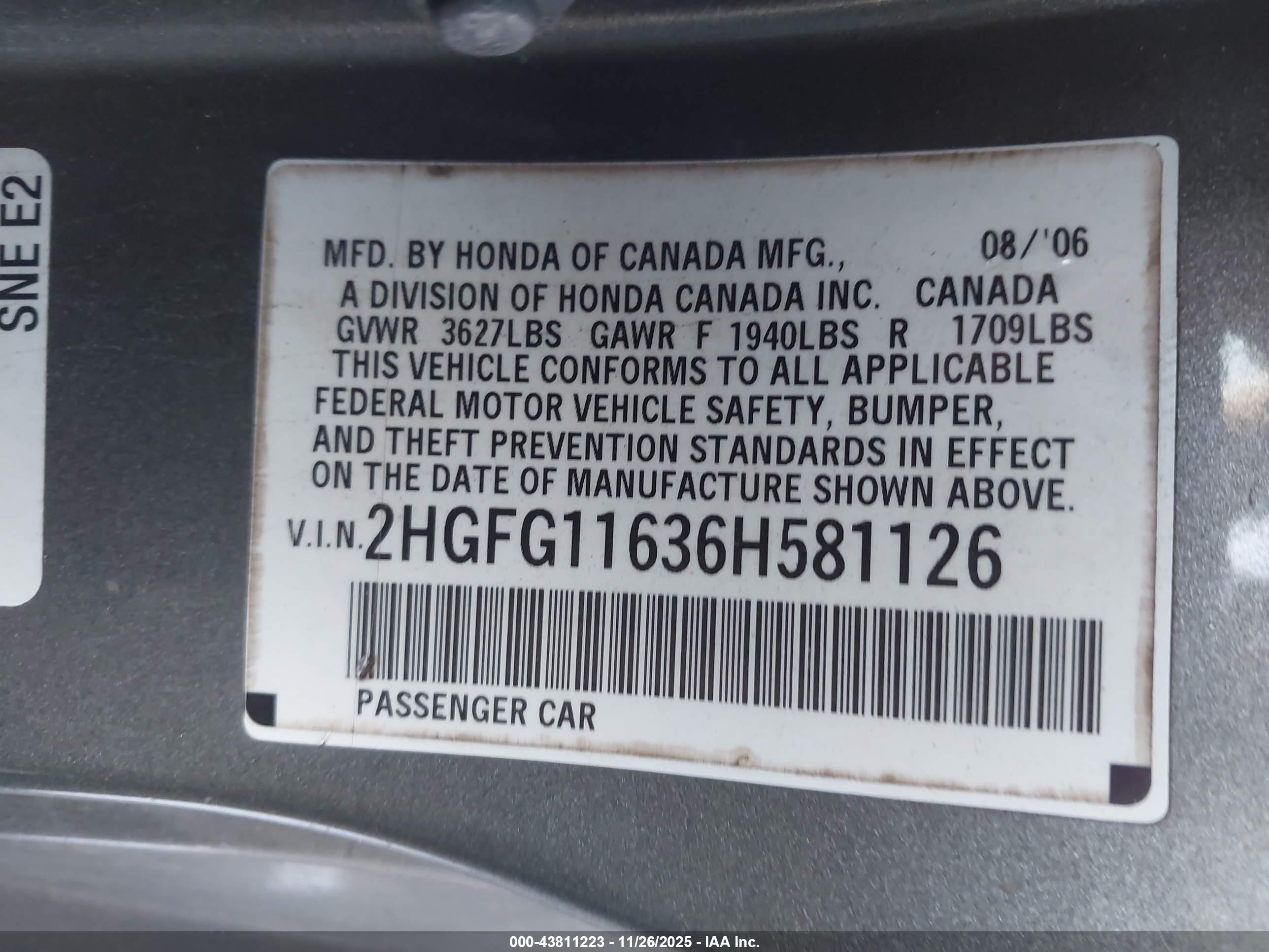 HONDA CIVIC image 9