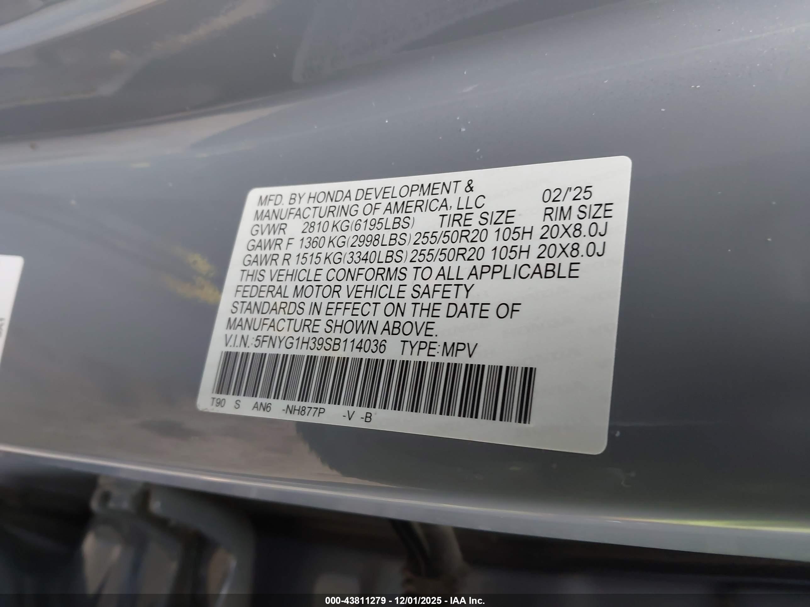 HONDA PILOT image 9