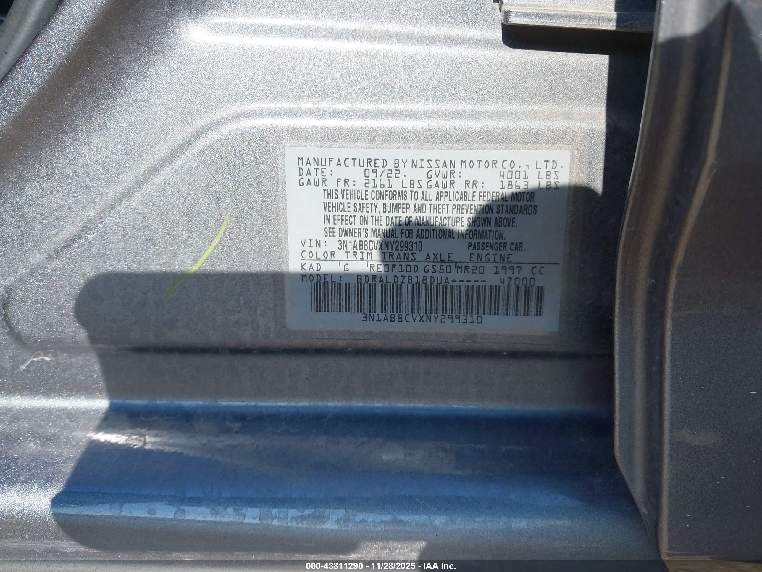 NISSAN SENTRA image 9