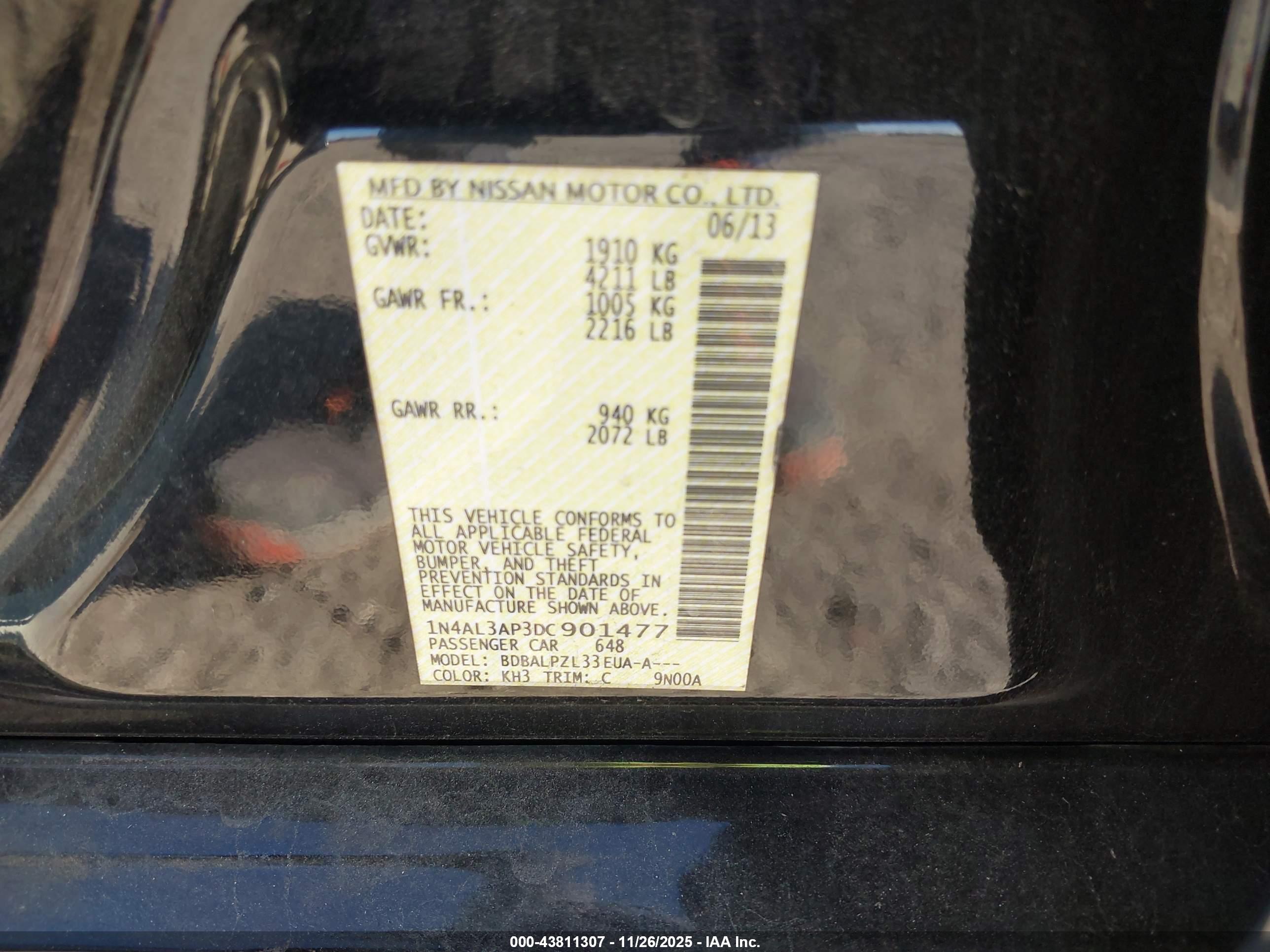 NISSAN ALTIMA image 9