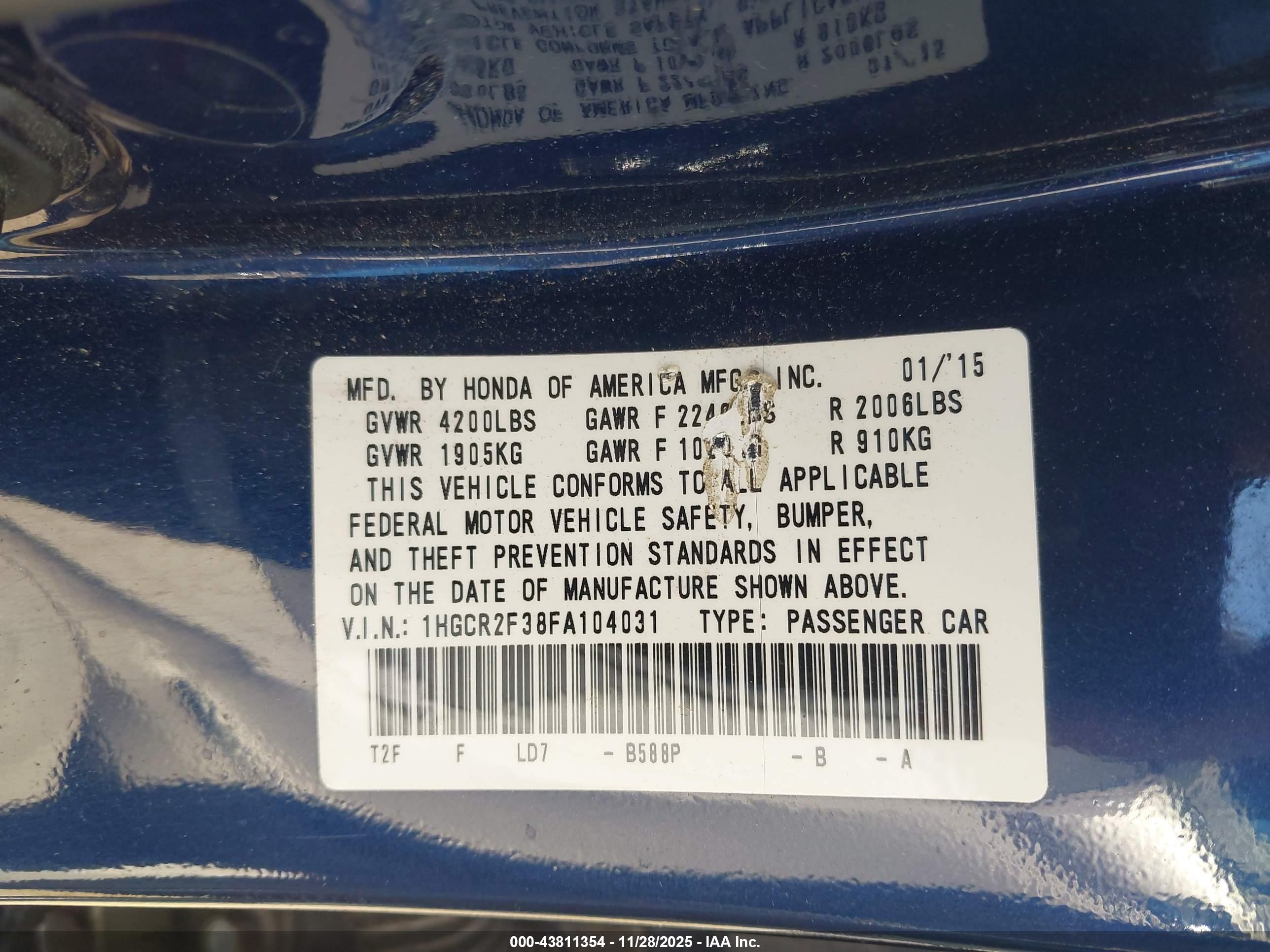 HONDA ACCORD image 9
