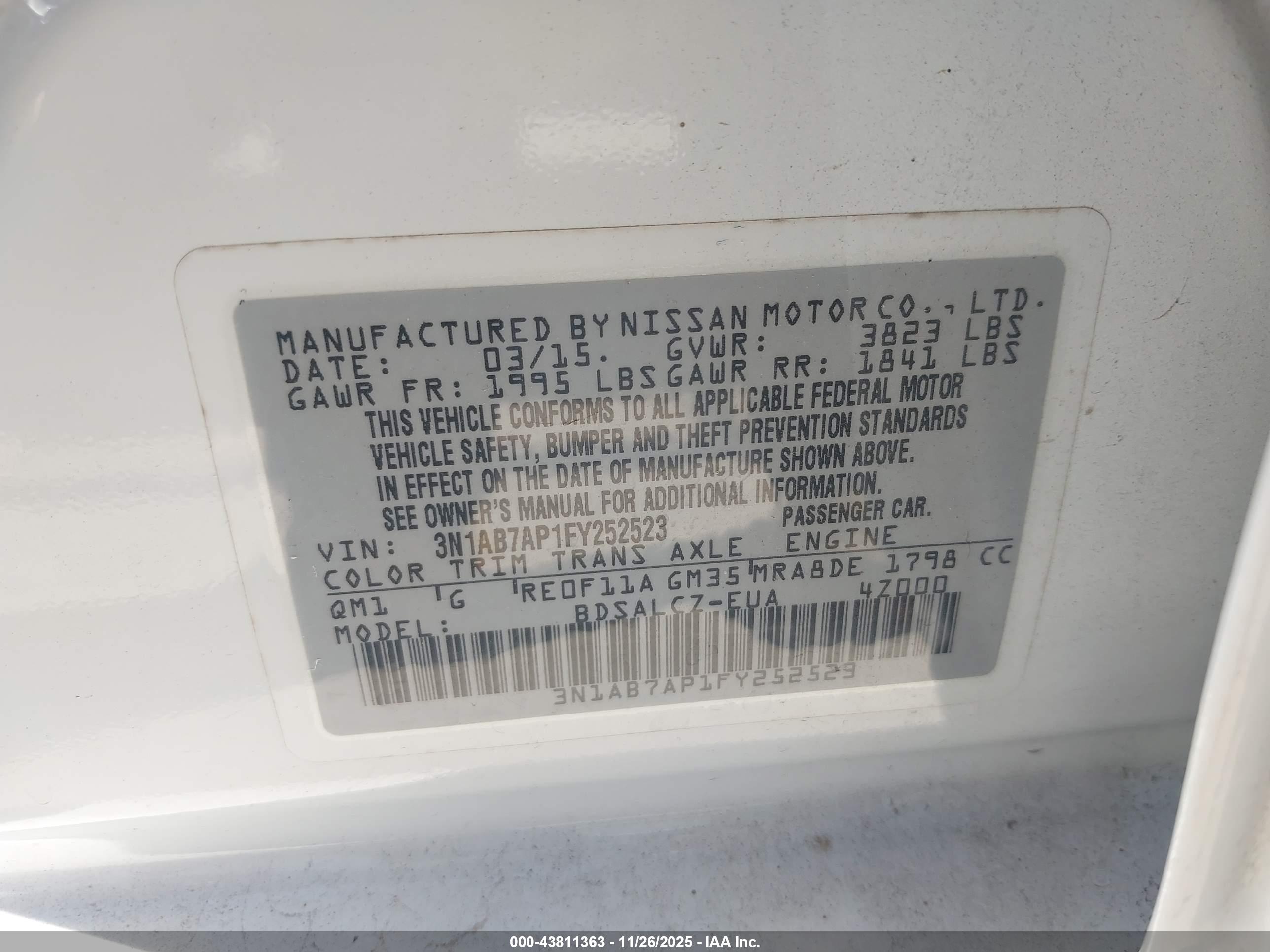 NISSAN SENTRA image 9