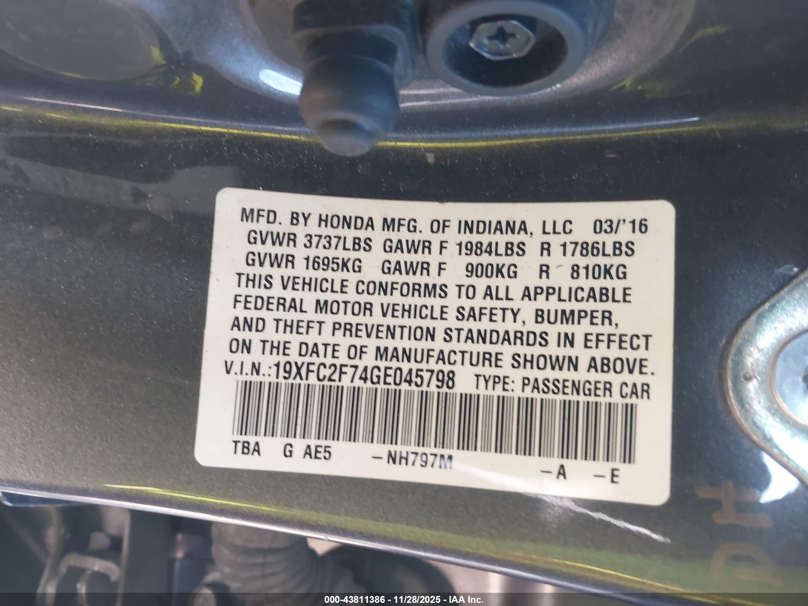 HONDA CIVIC image 9