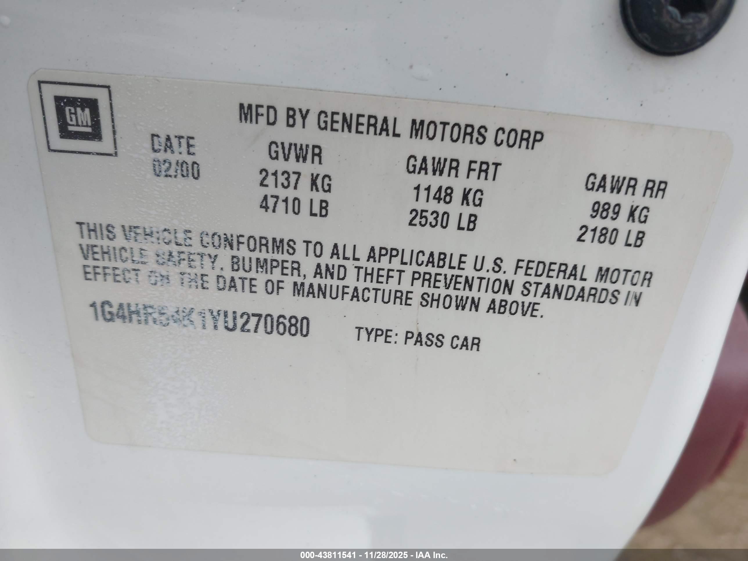 BUICK LESABRE image 9