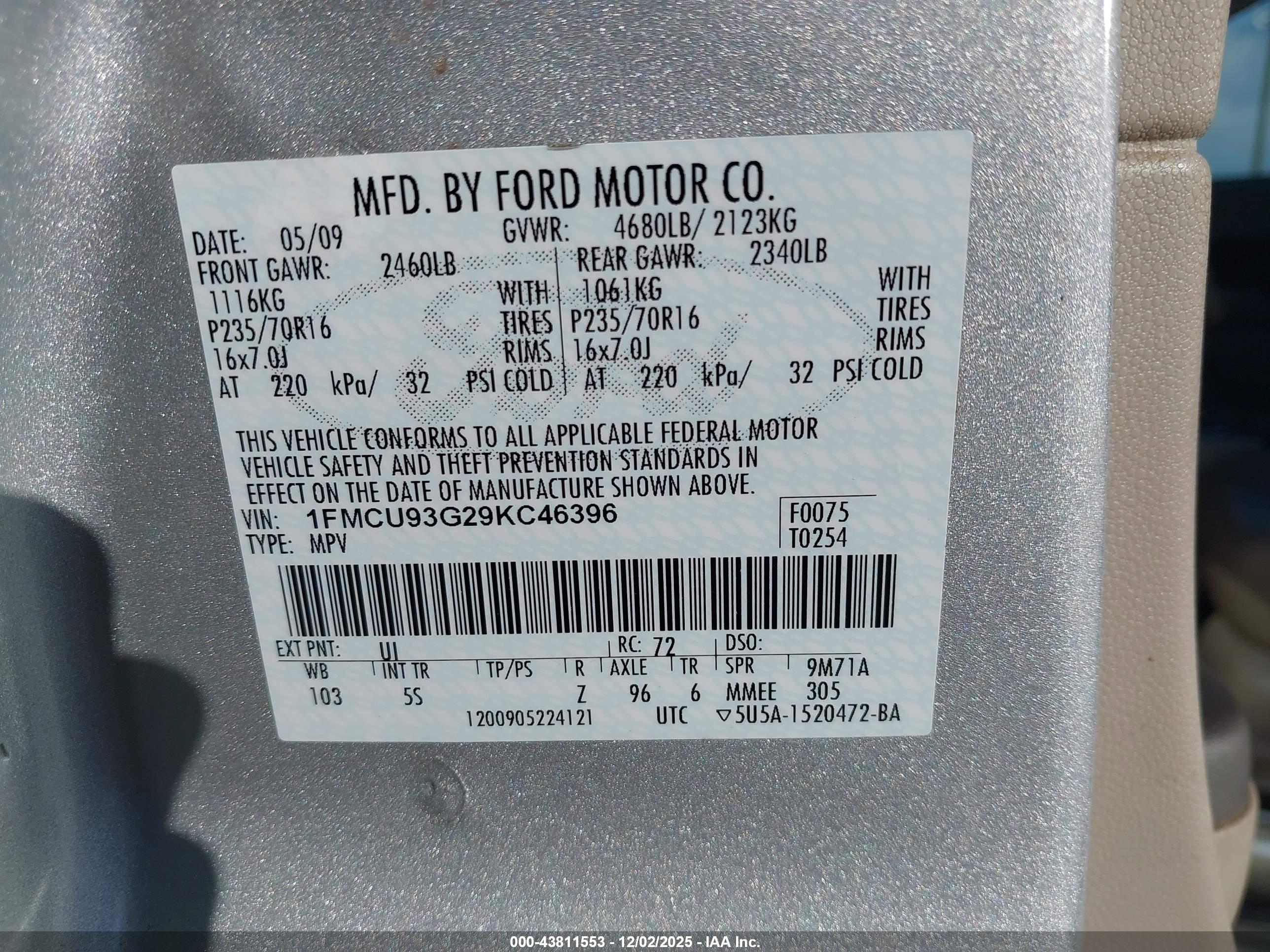 FORD ESCAPE image 9