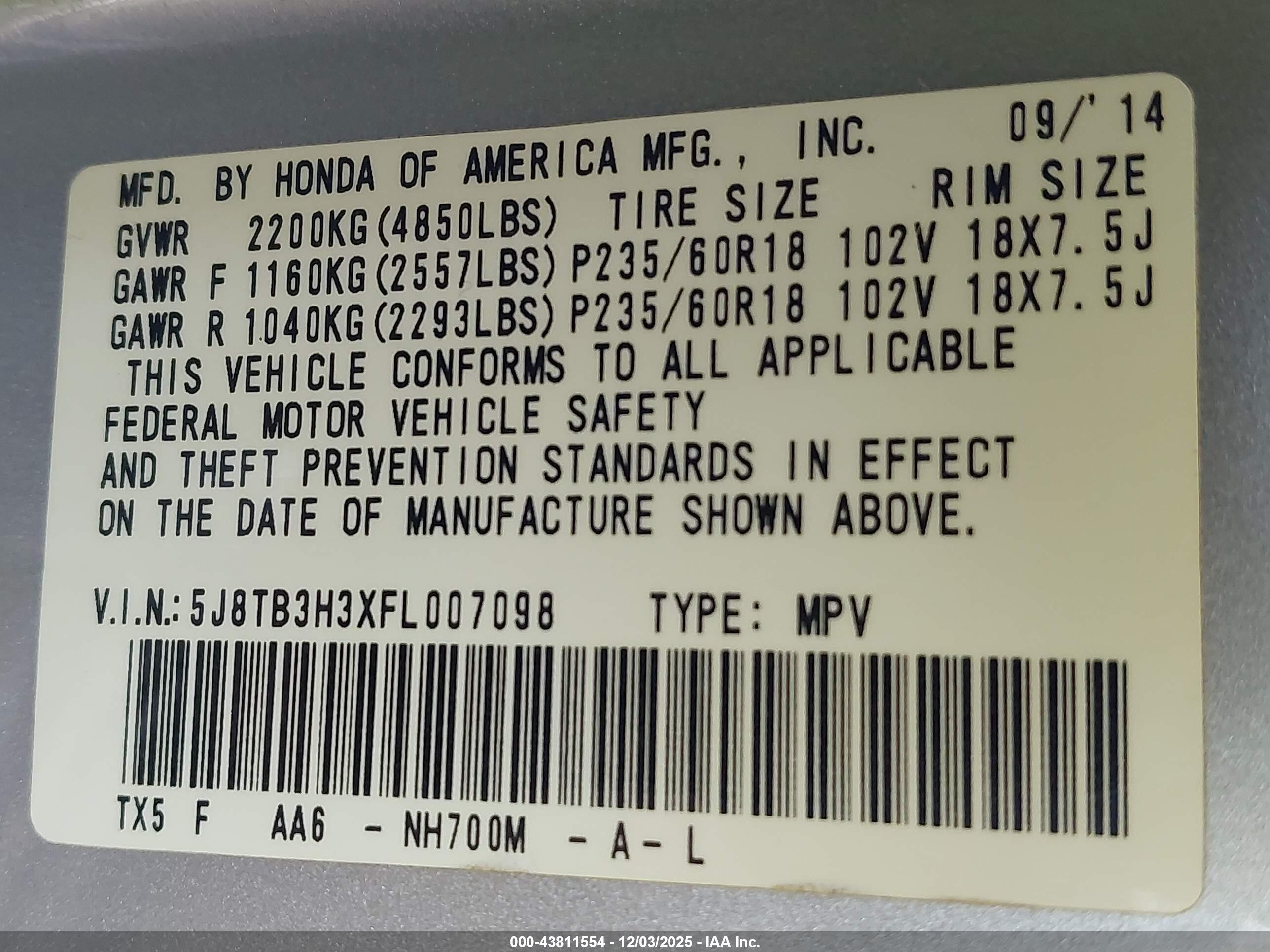 ACURA RDX image 9