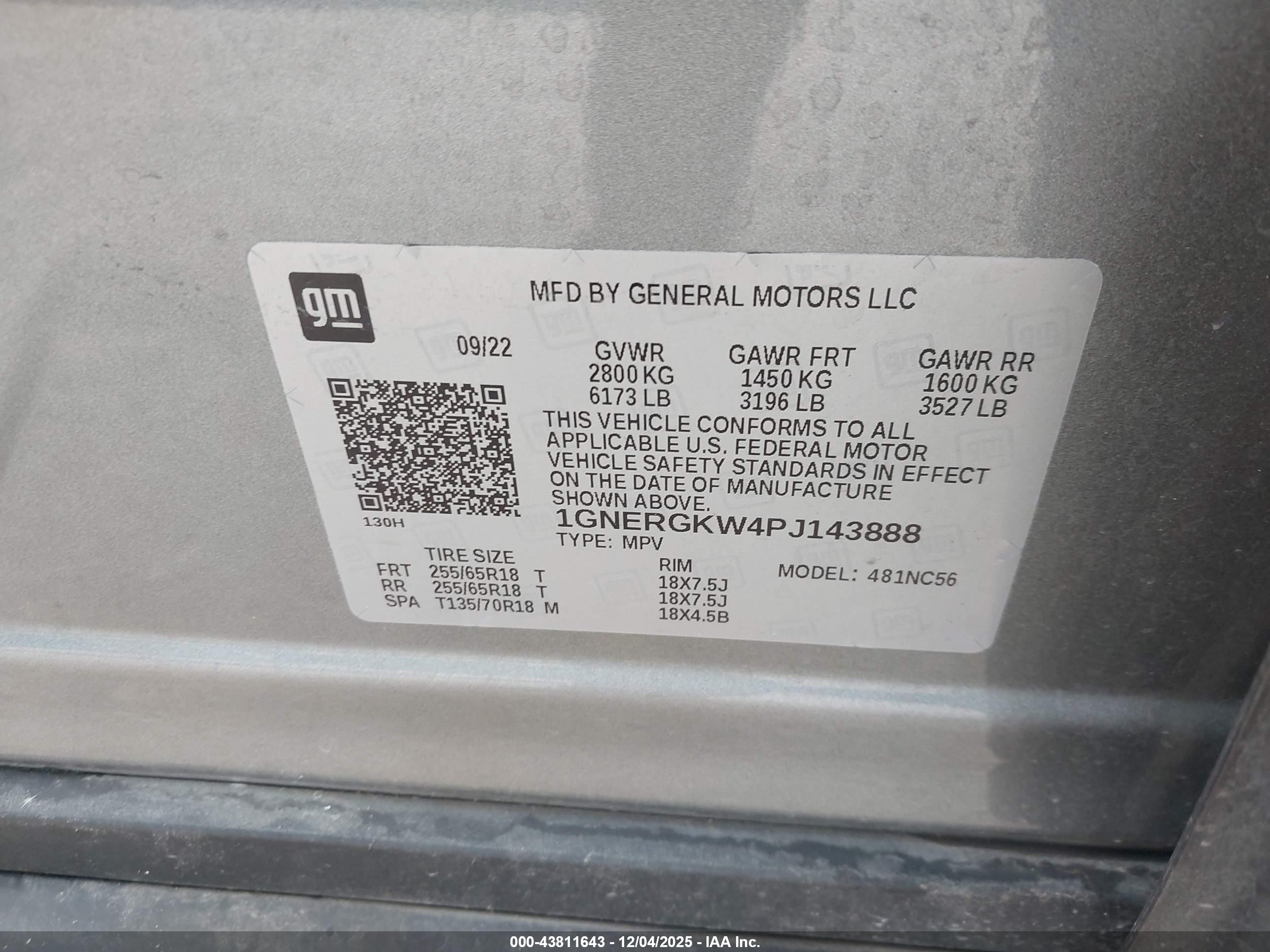 CHEVROLET TRAVERSE image 9