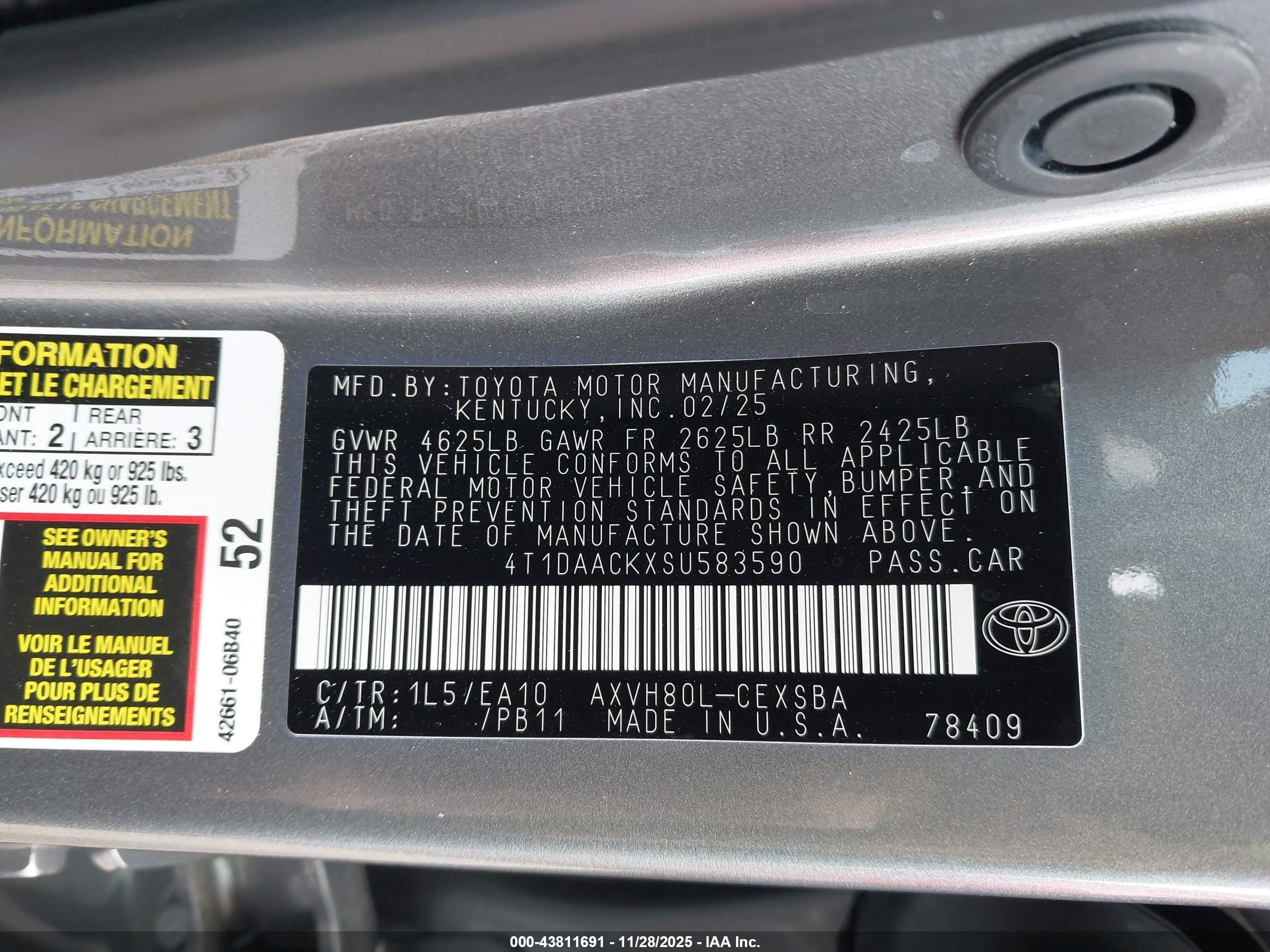 TOYOTA CAMRY image 9