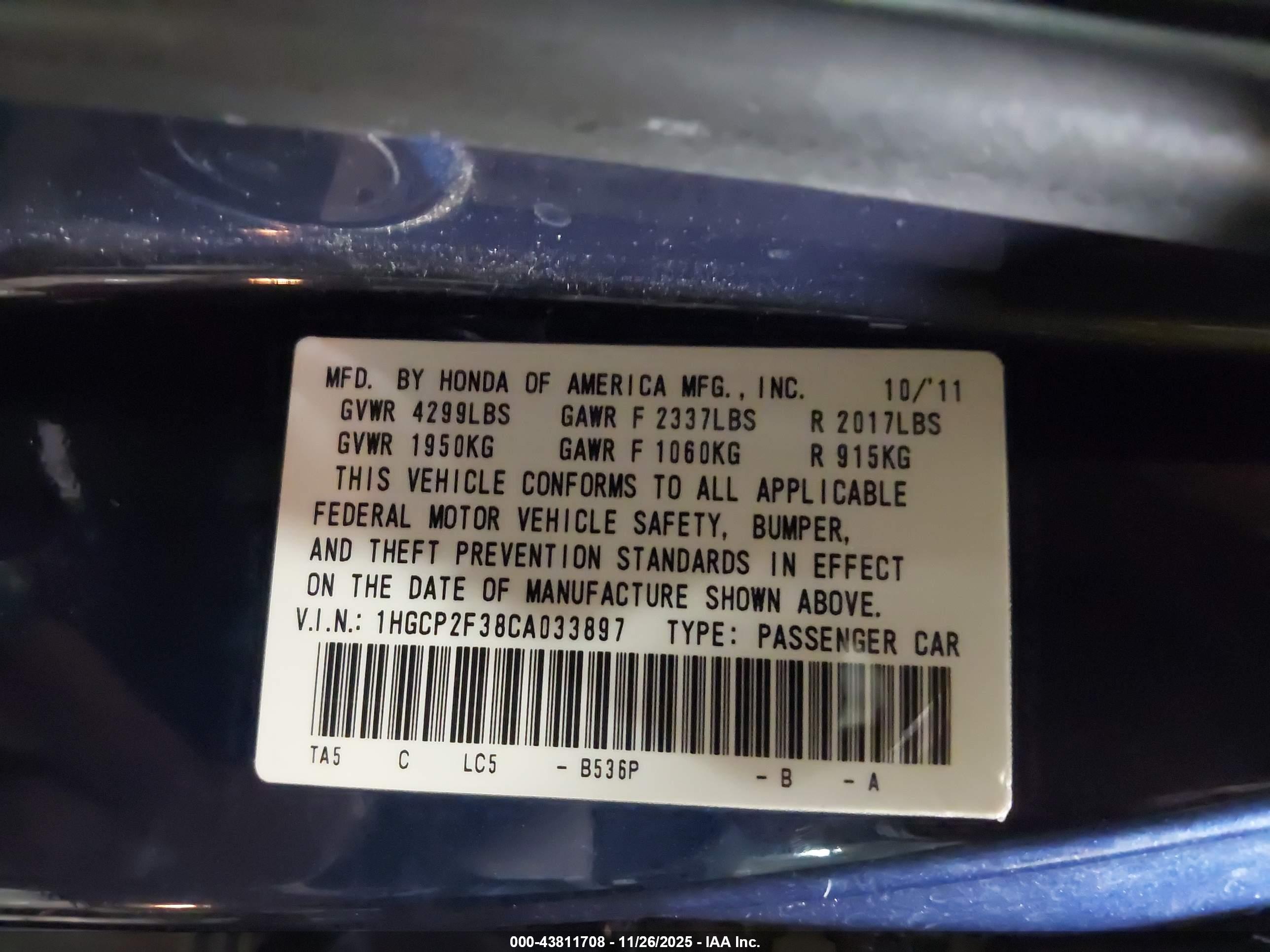 HONDA ACCORD image 9