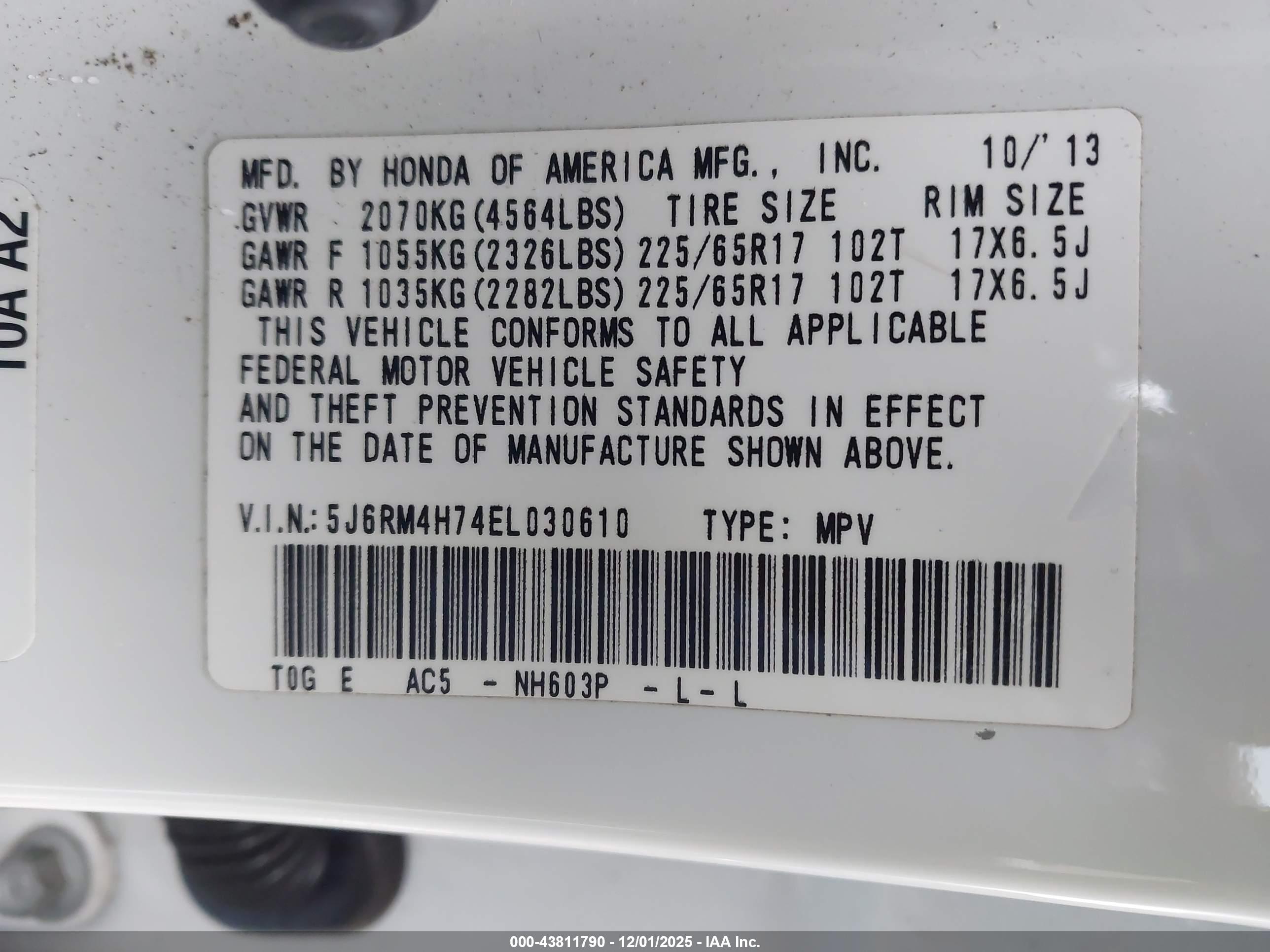 HONDA CR-V image 9