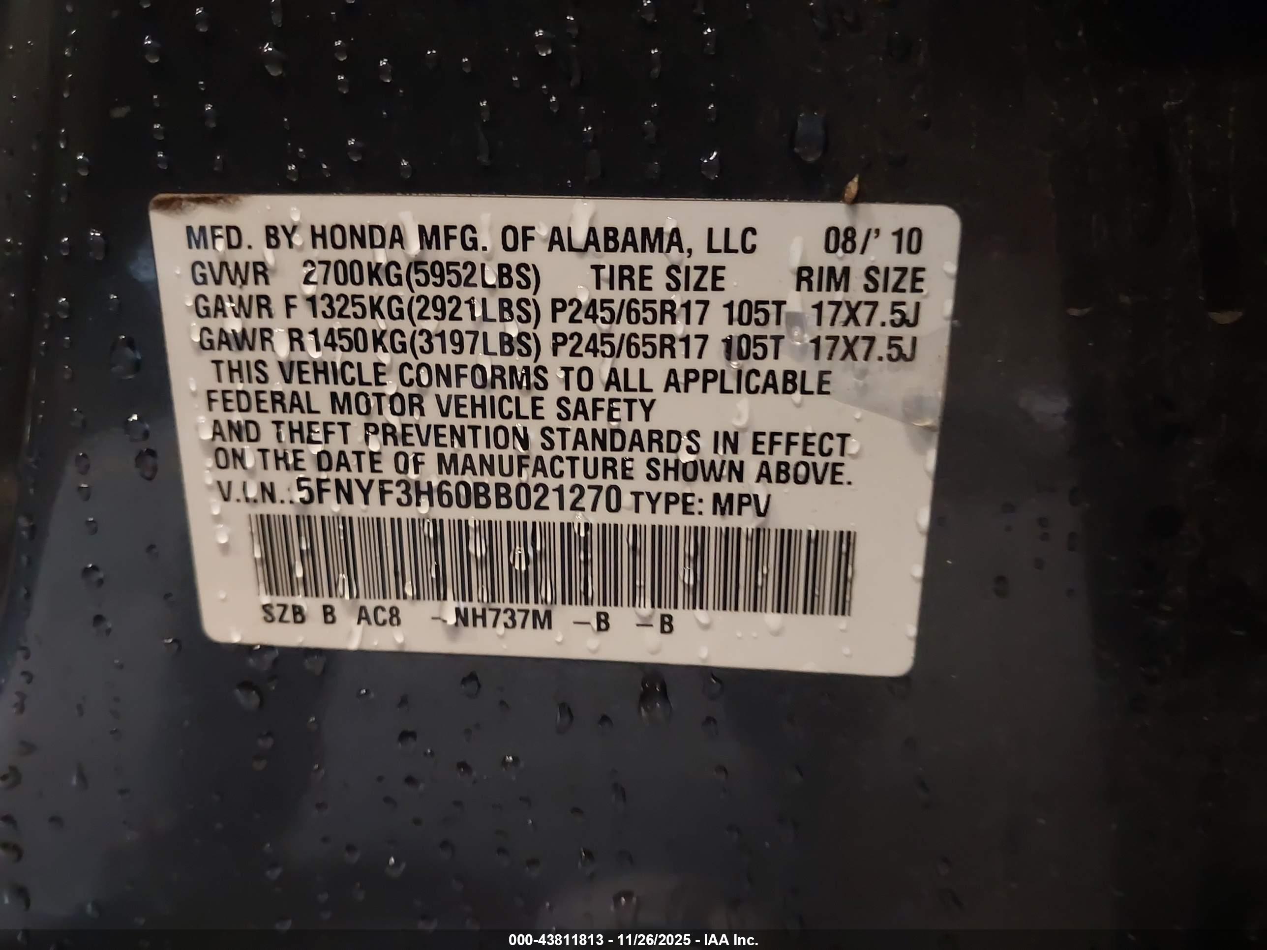 HONDA PILOT image 9