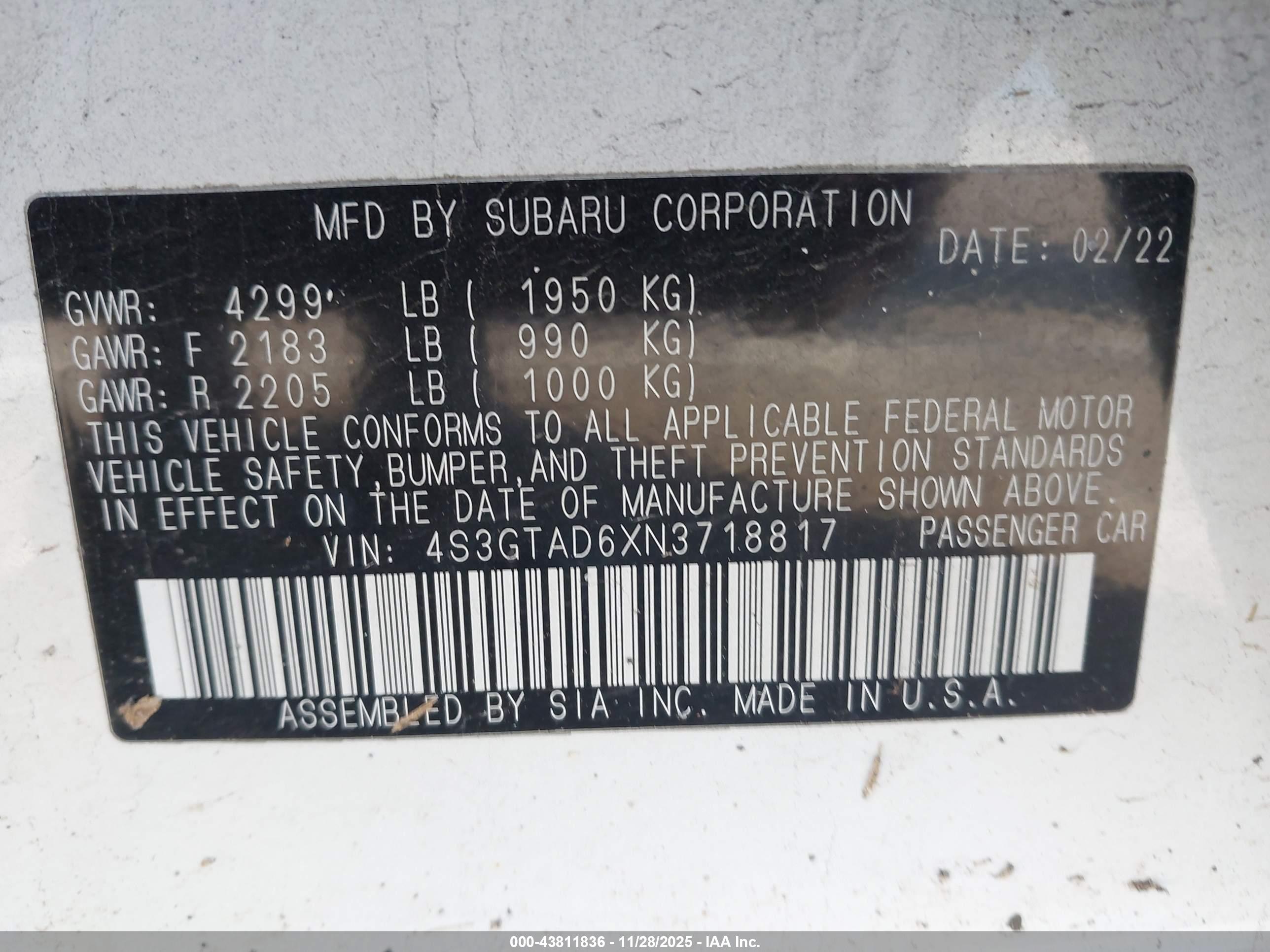 SUBARU IMPREZA image 9