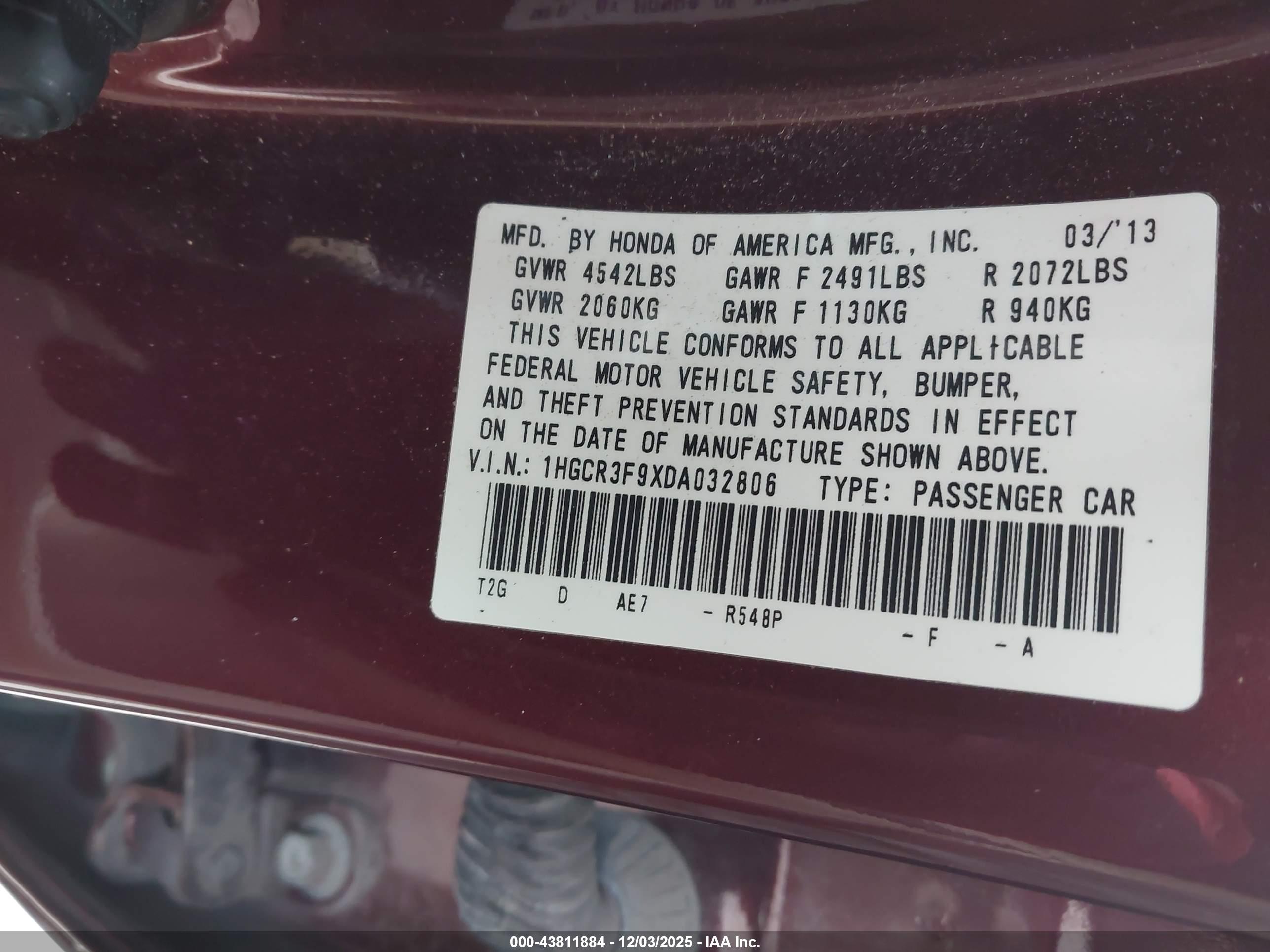 HONDA ACCORD image 9