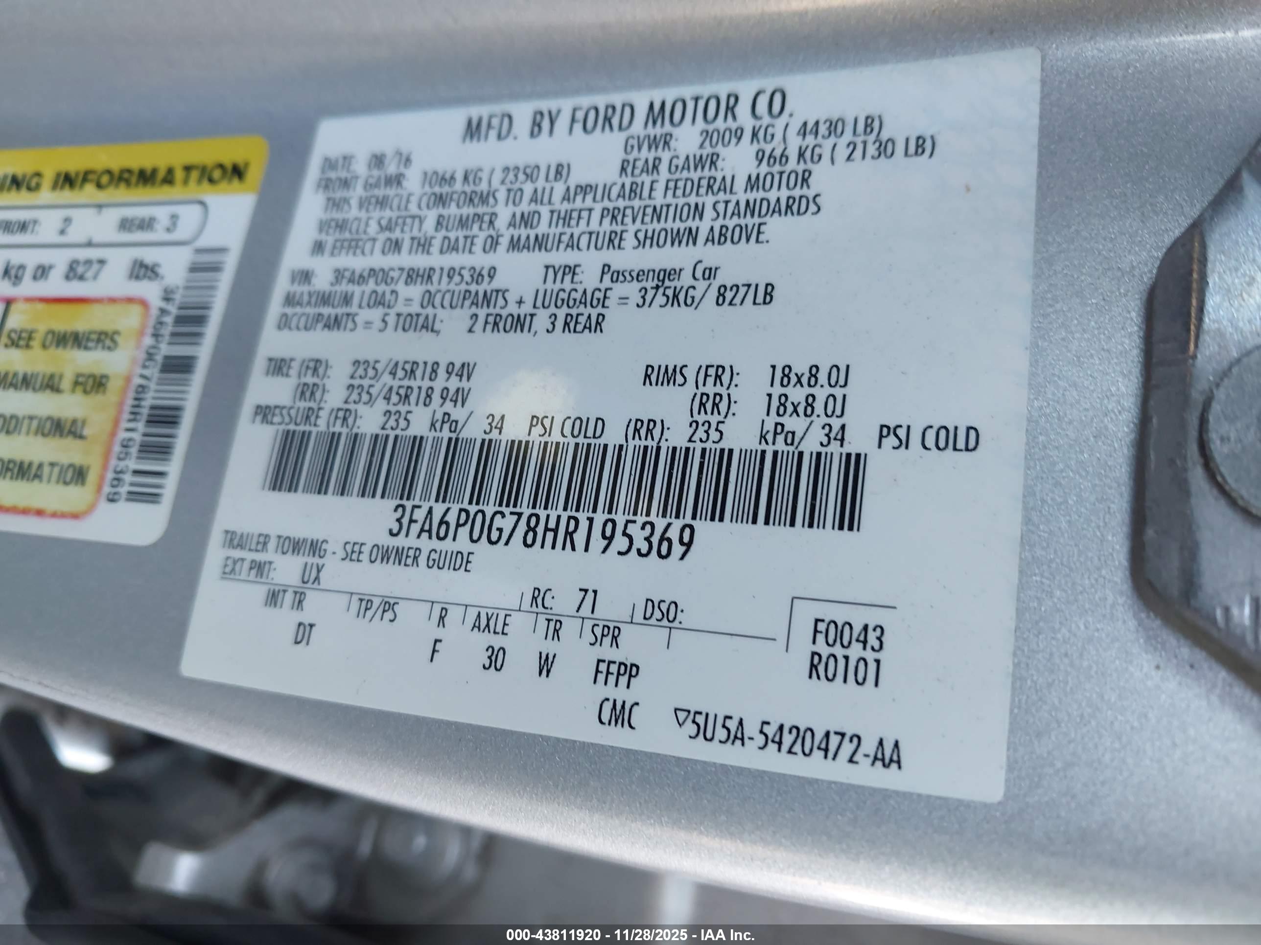 FORD FUSION image 9