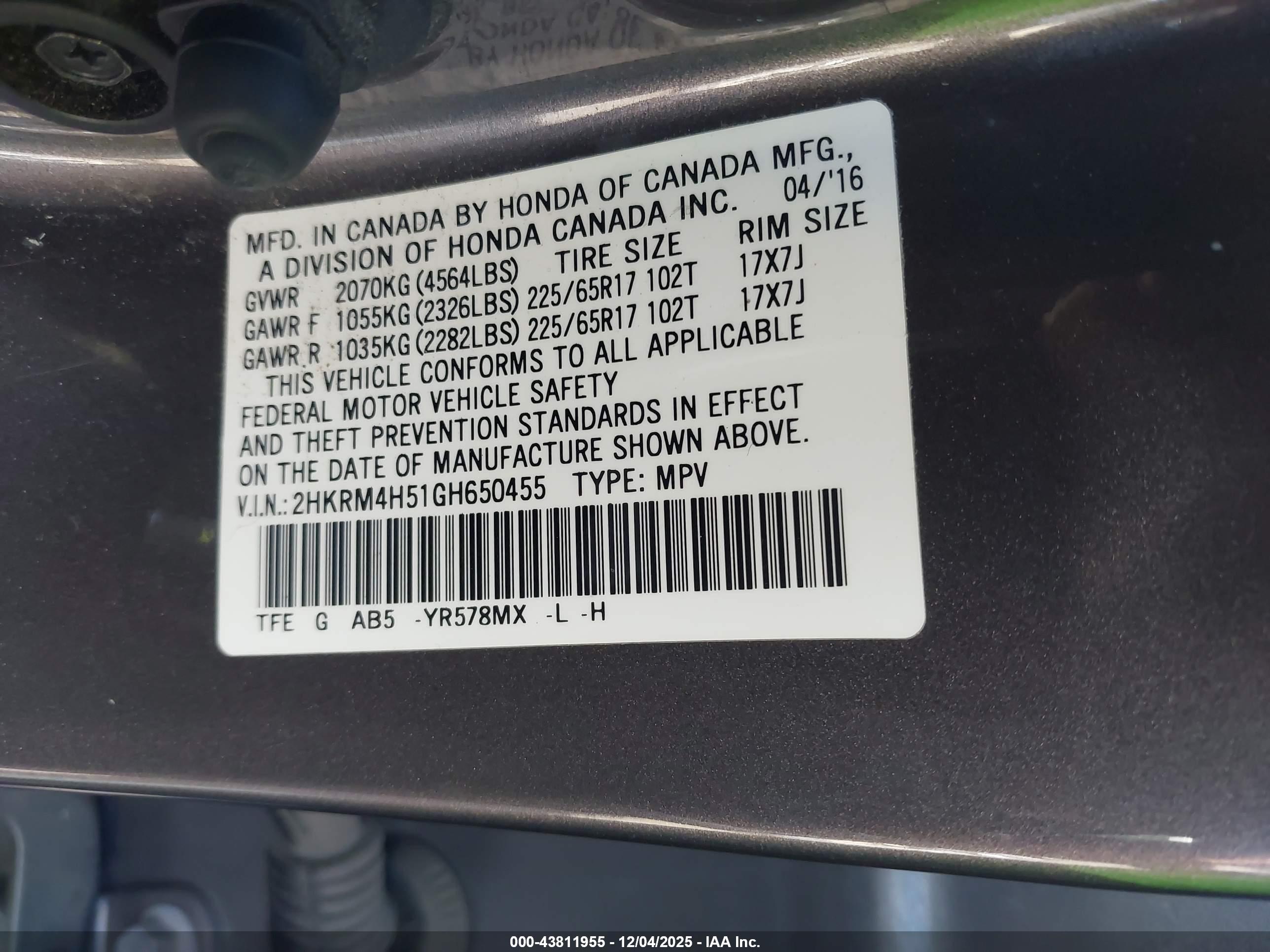 HONDA CR-V image 9