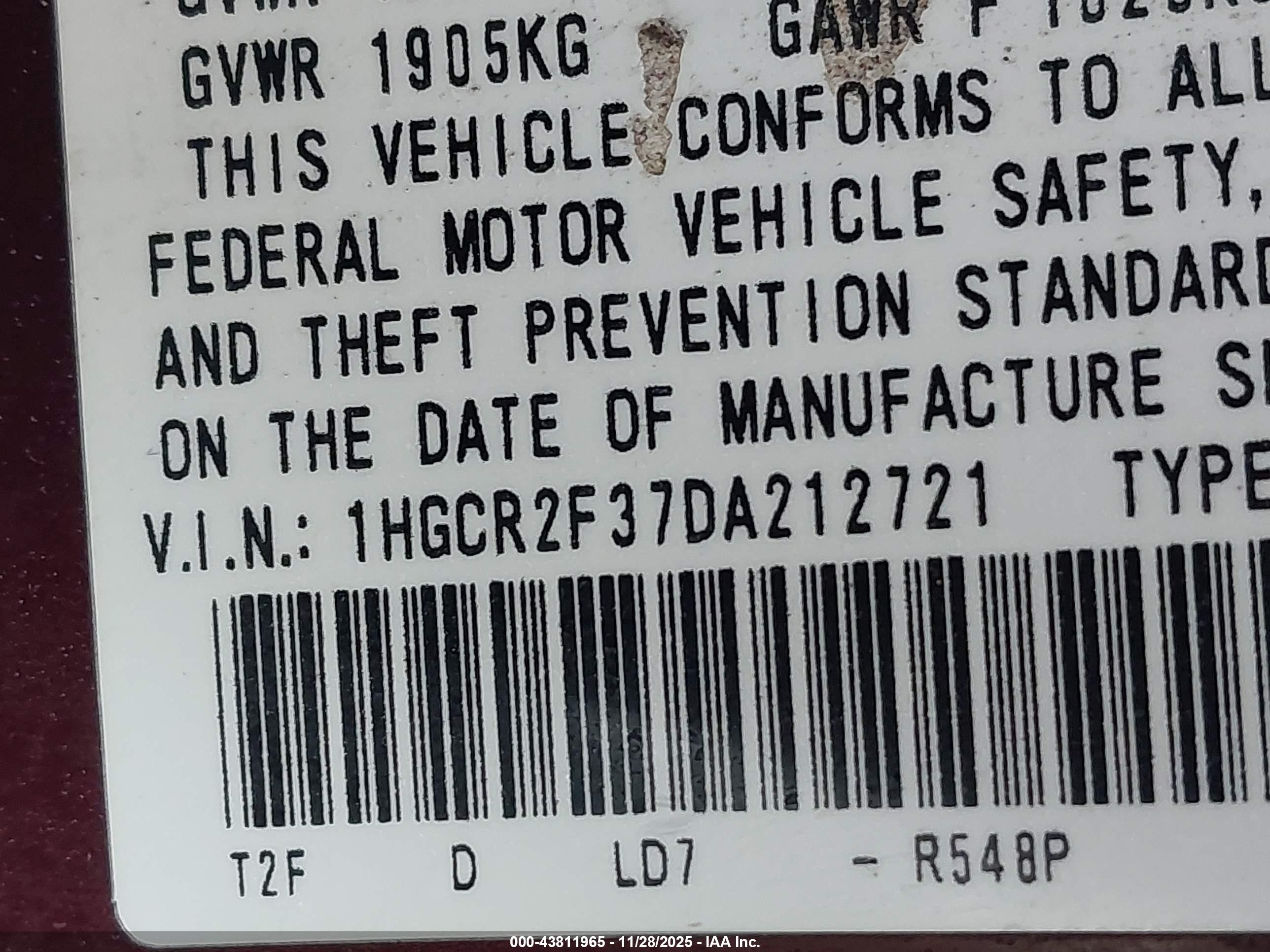 HONDA ACCORD image 9