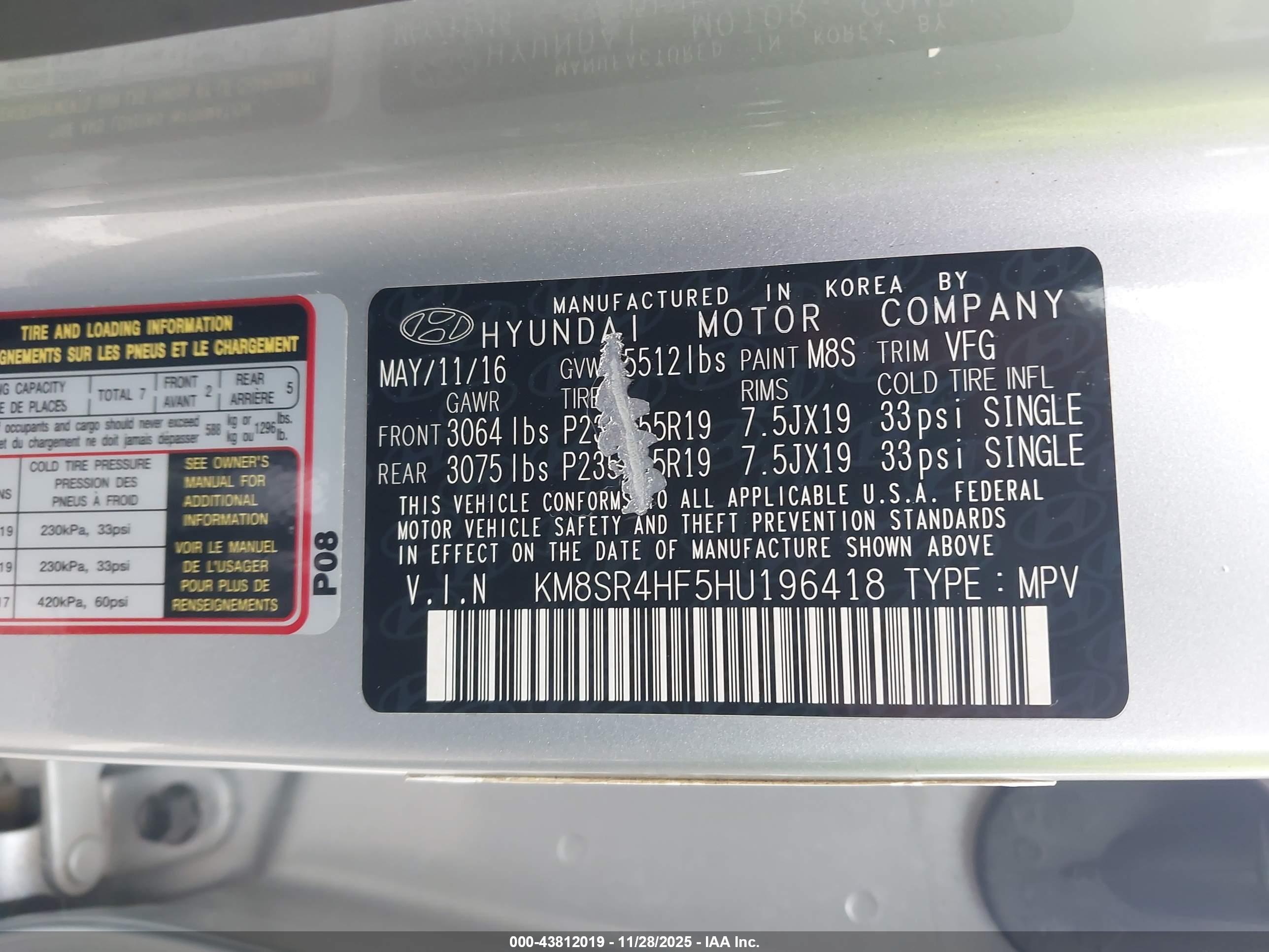 HYUNDAI SANTA image 9