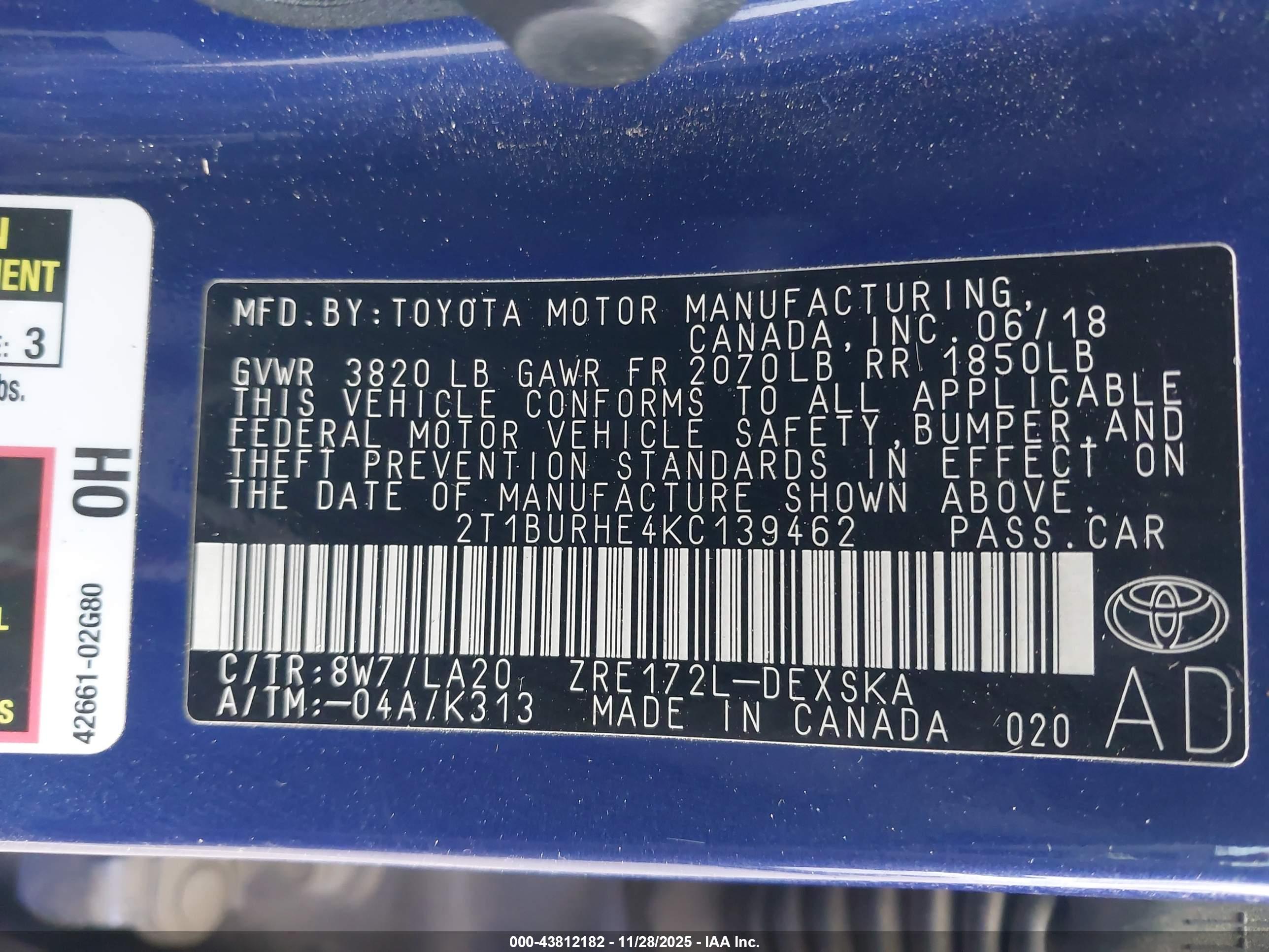 TOYOTA COROLLA image 9