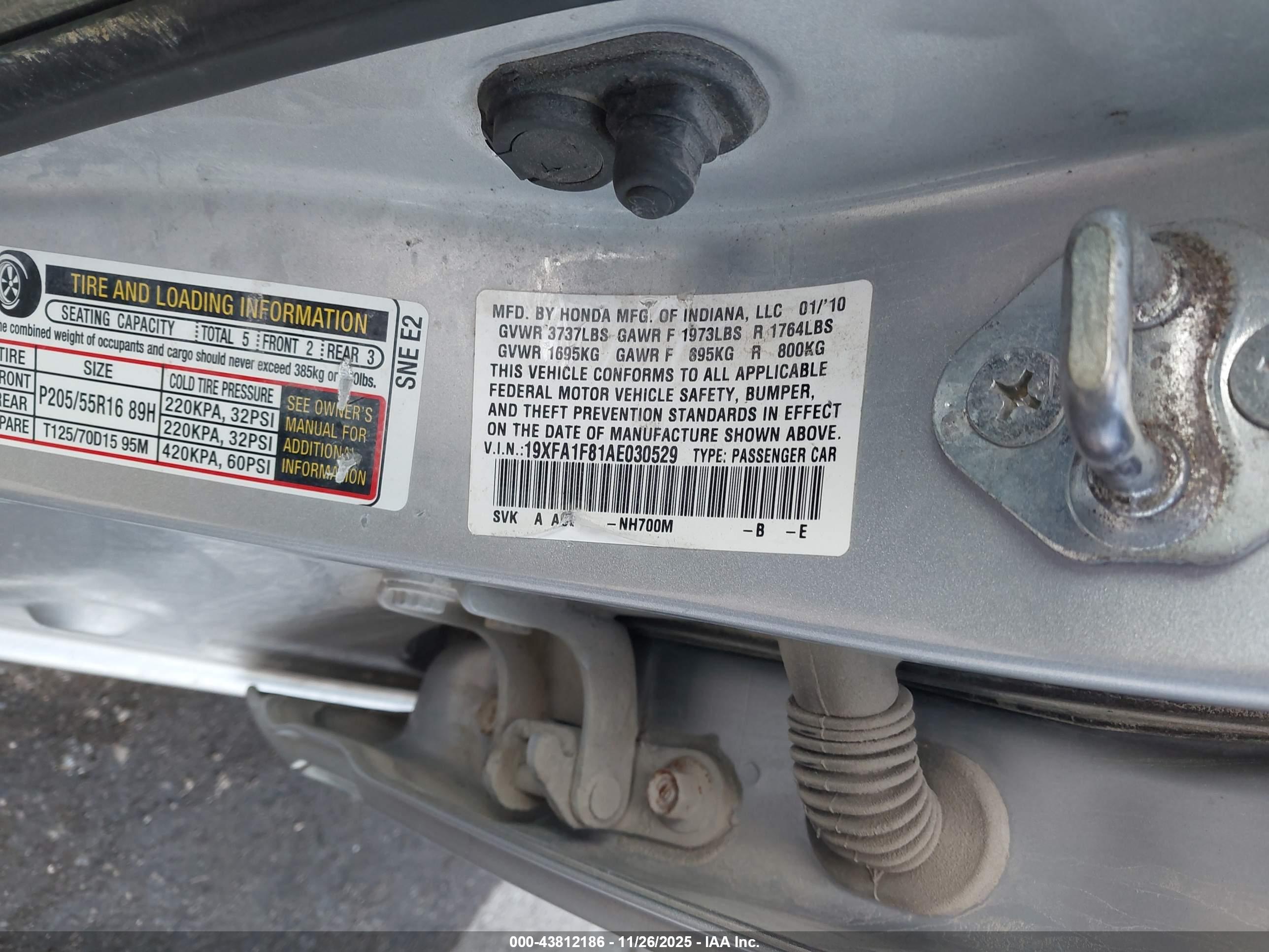 HONDA CIVIC image 9