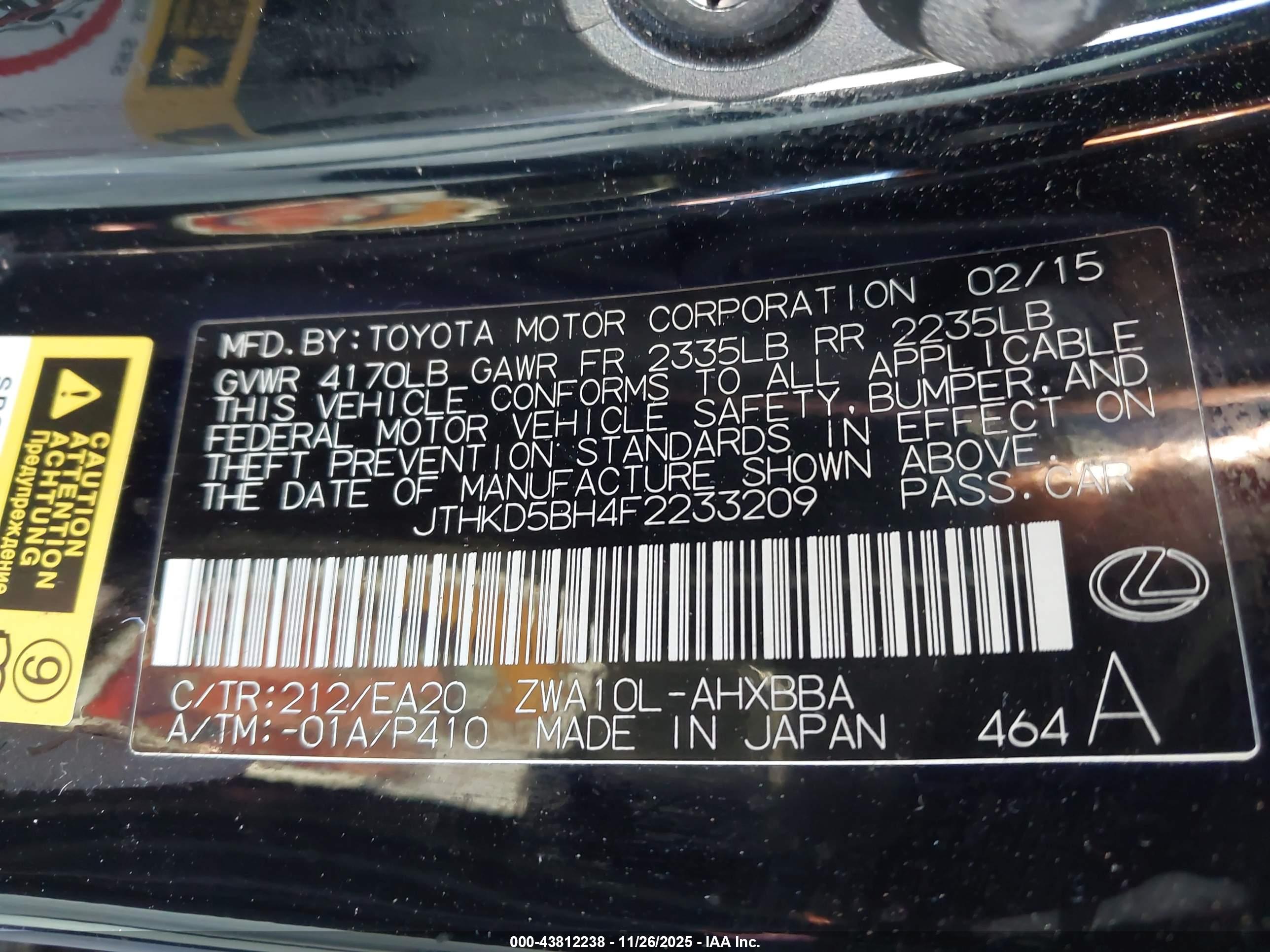 LEXUS CT image 9