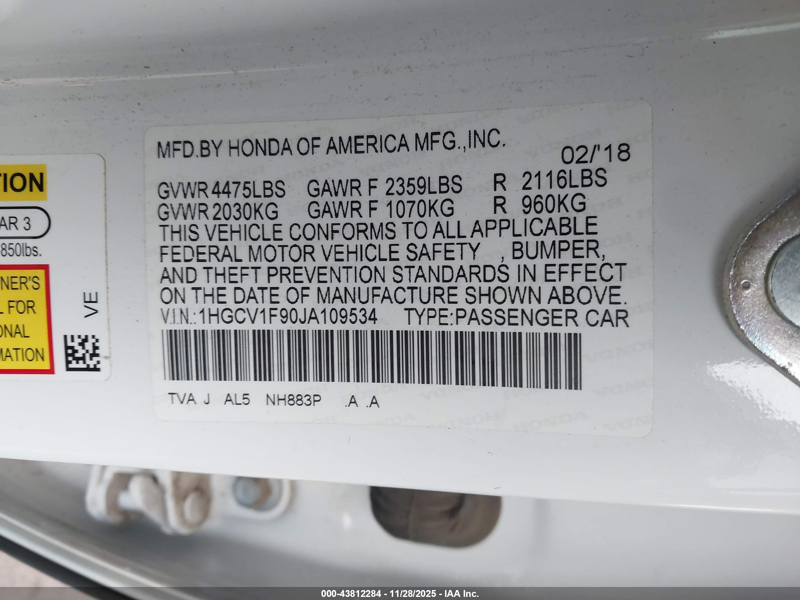 HONDA ACCORD image 9