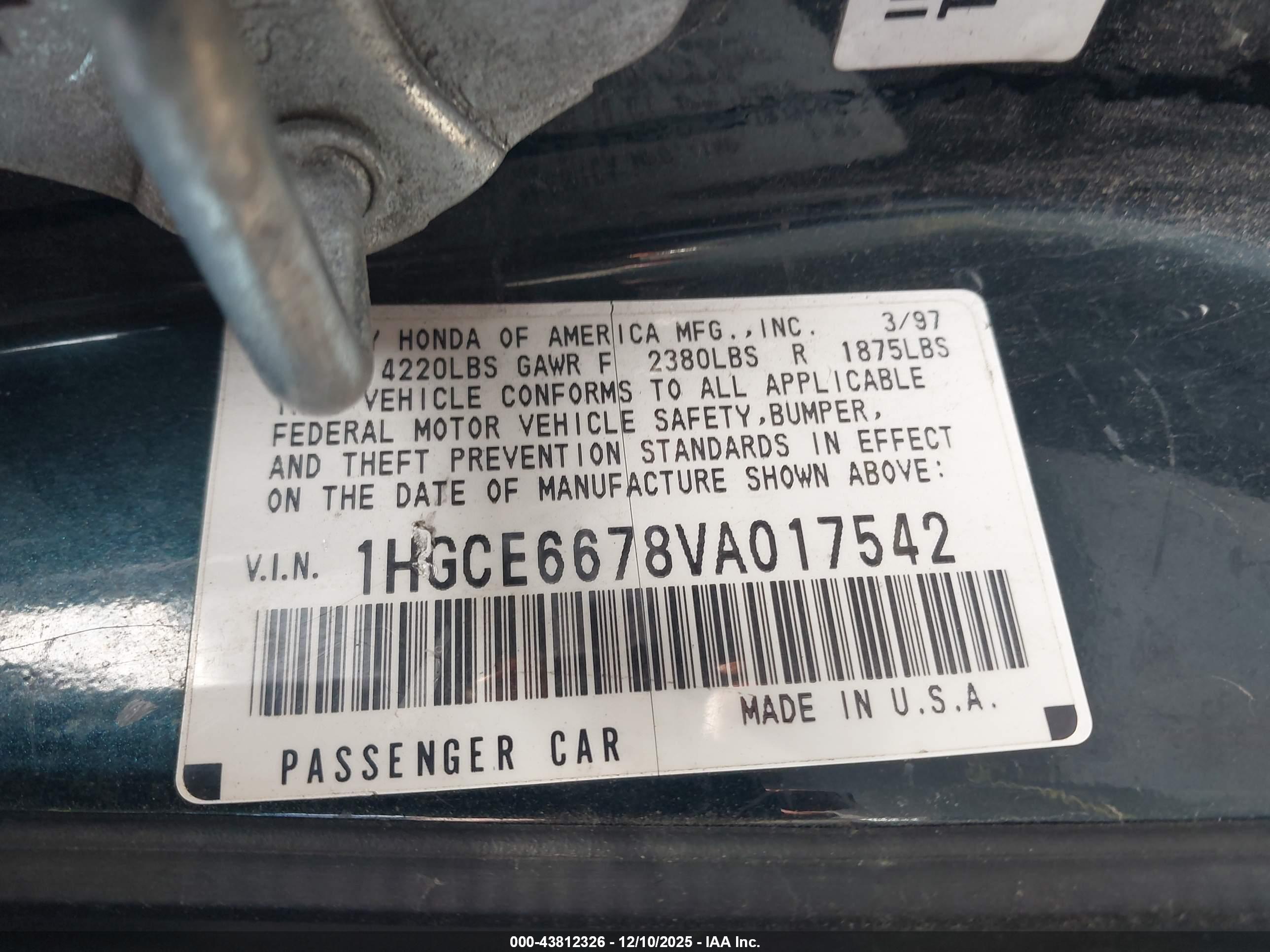 HONDA ACCORD image 9
