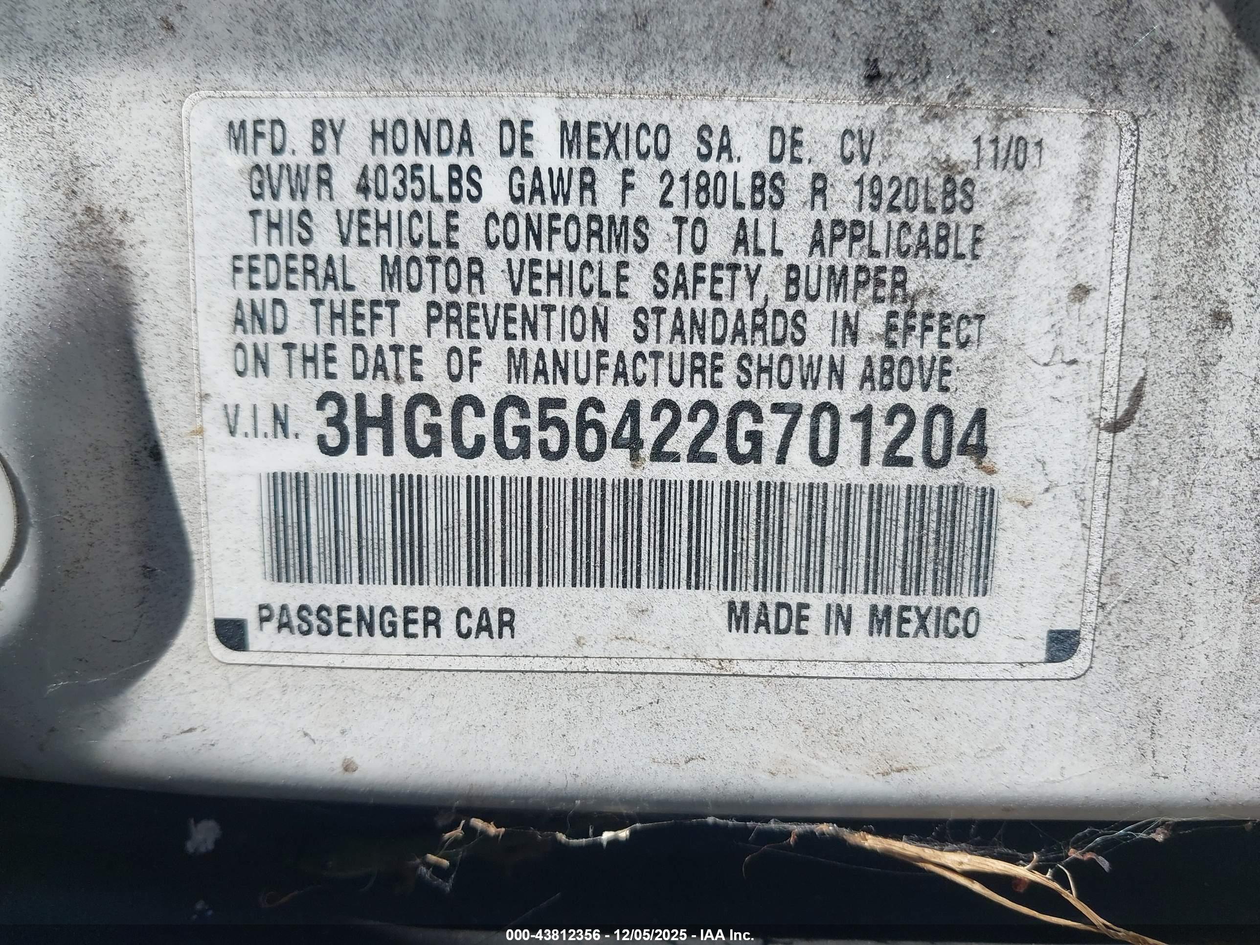 HONDA ACCORD image 9