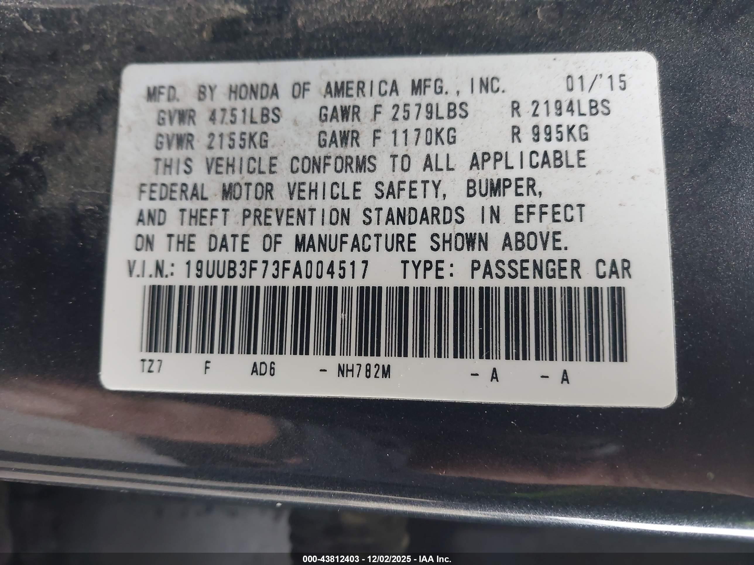 ACURA TLX image 9