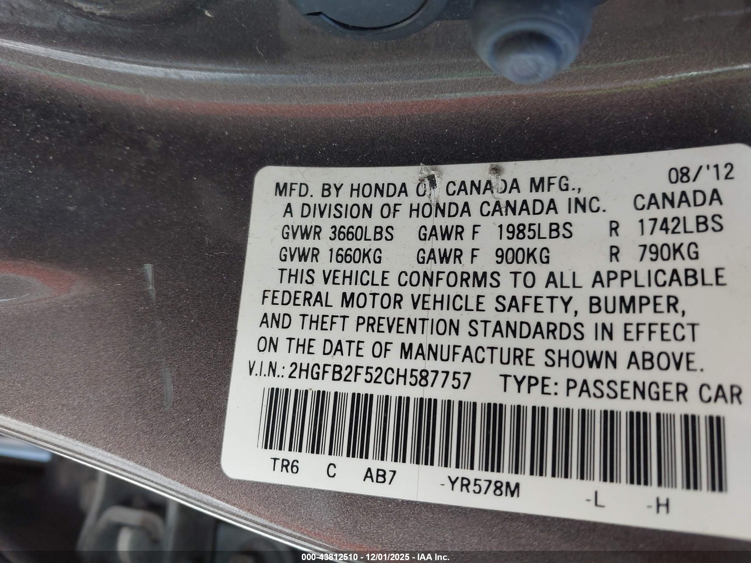 HONDA CIVIC image 9