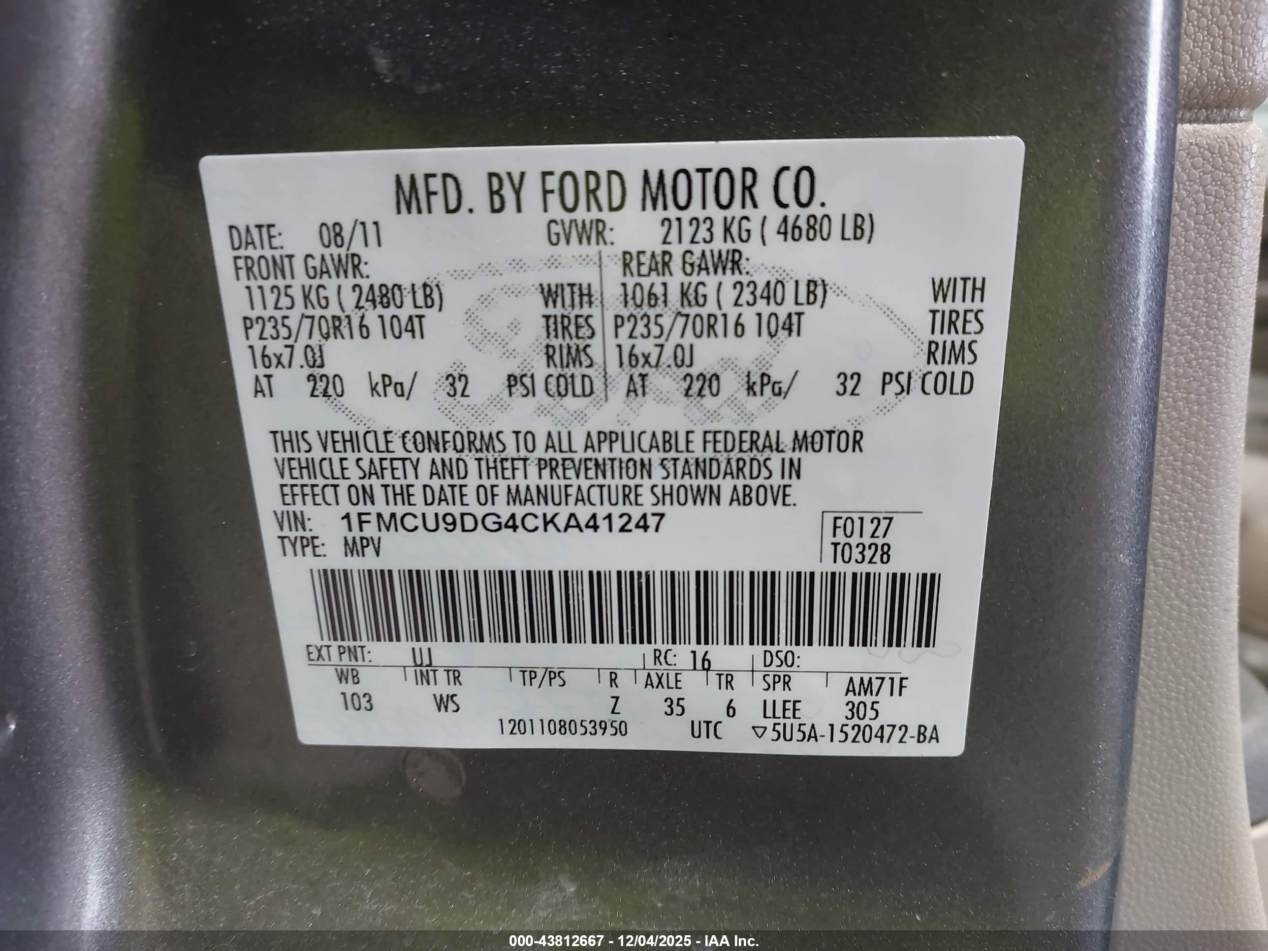 FORD ESCAPE image 9