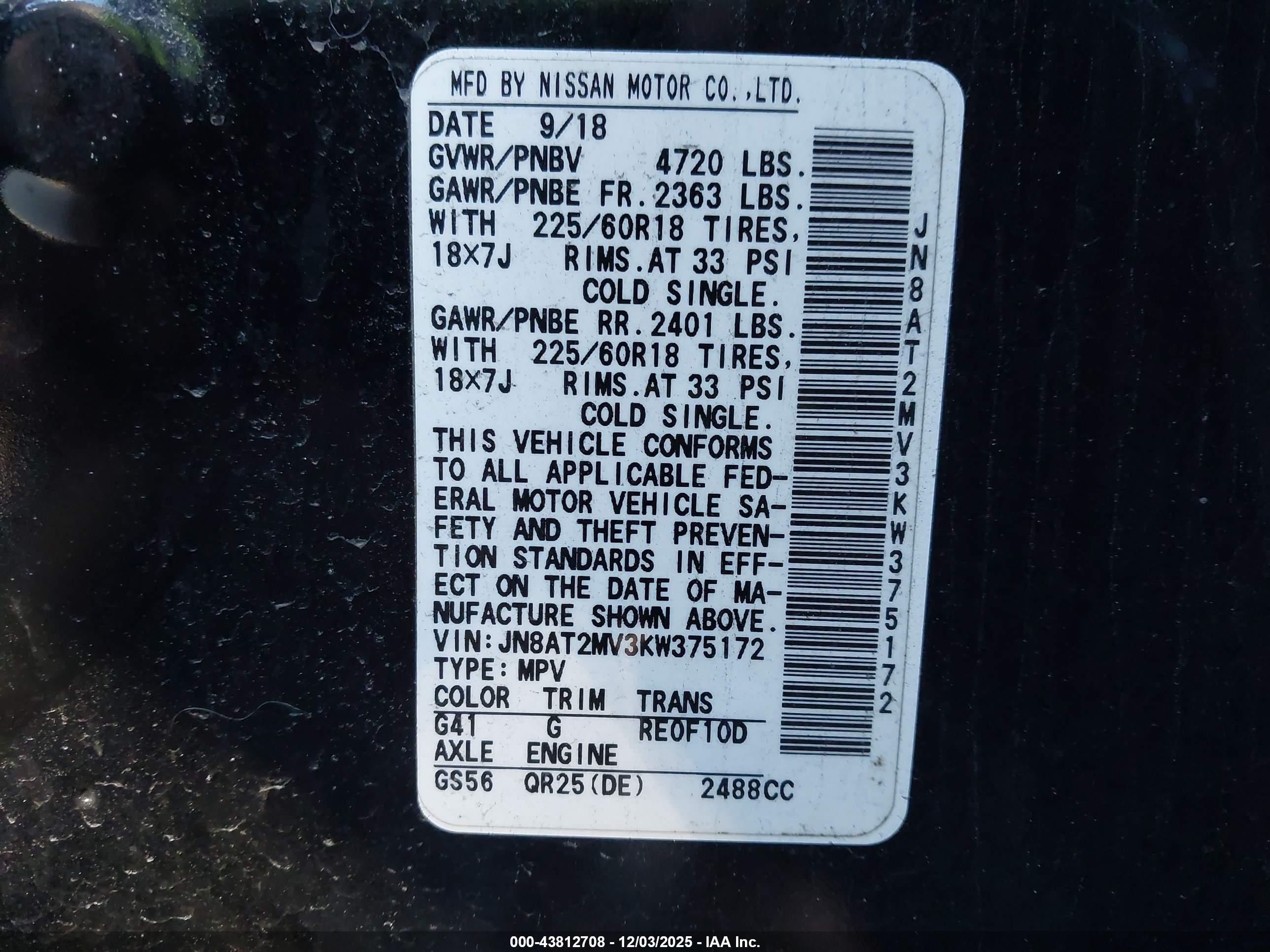 NISSAN ROGUE image 9