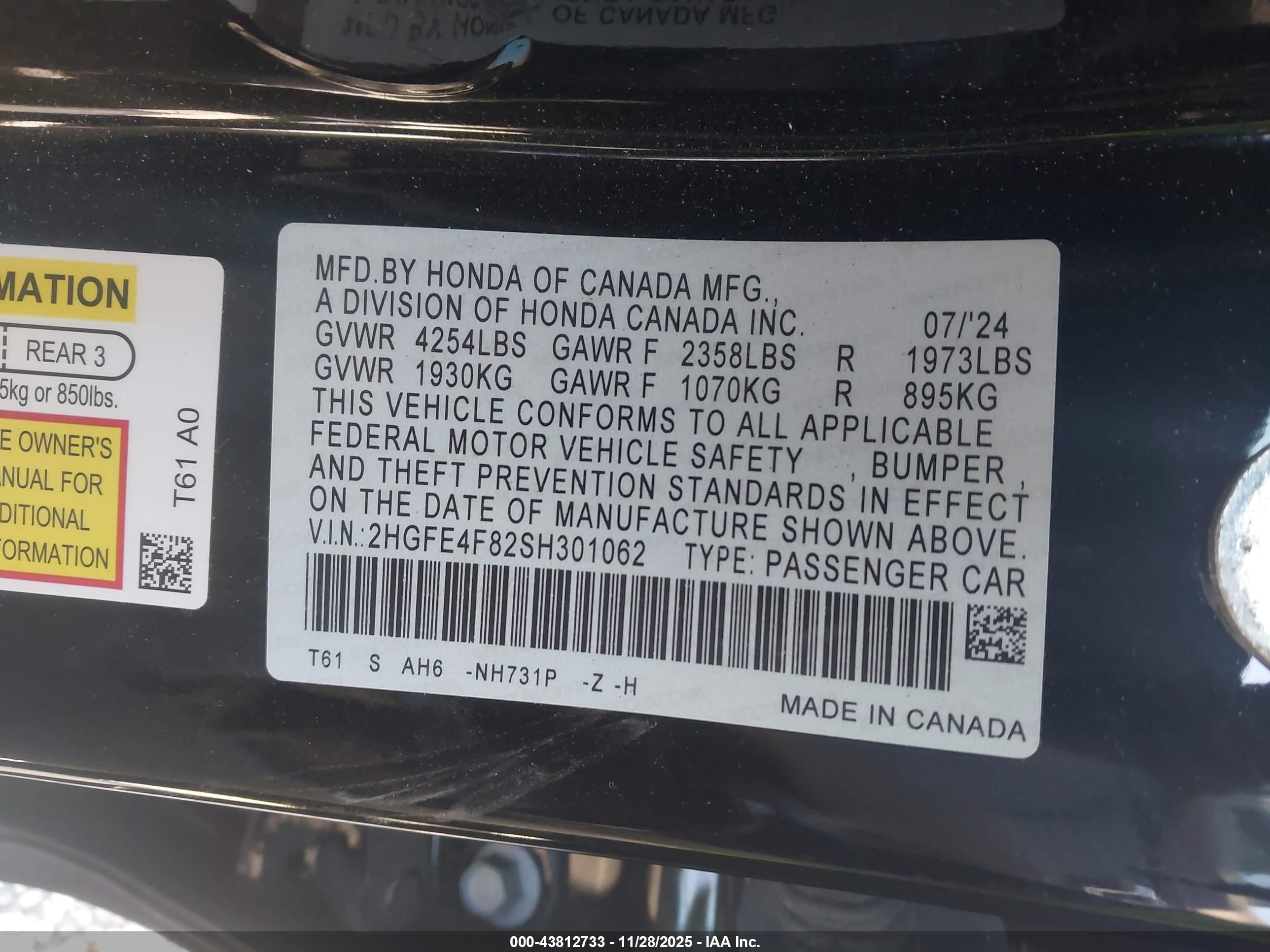 HONDA CIVIC image 9